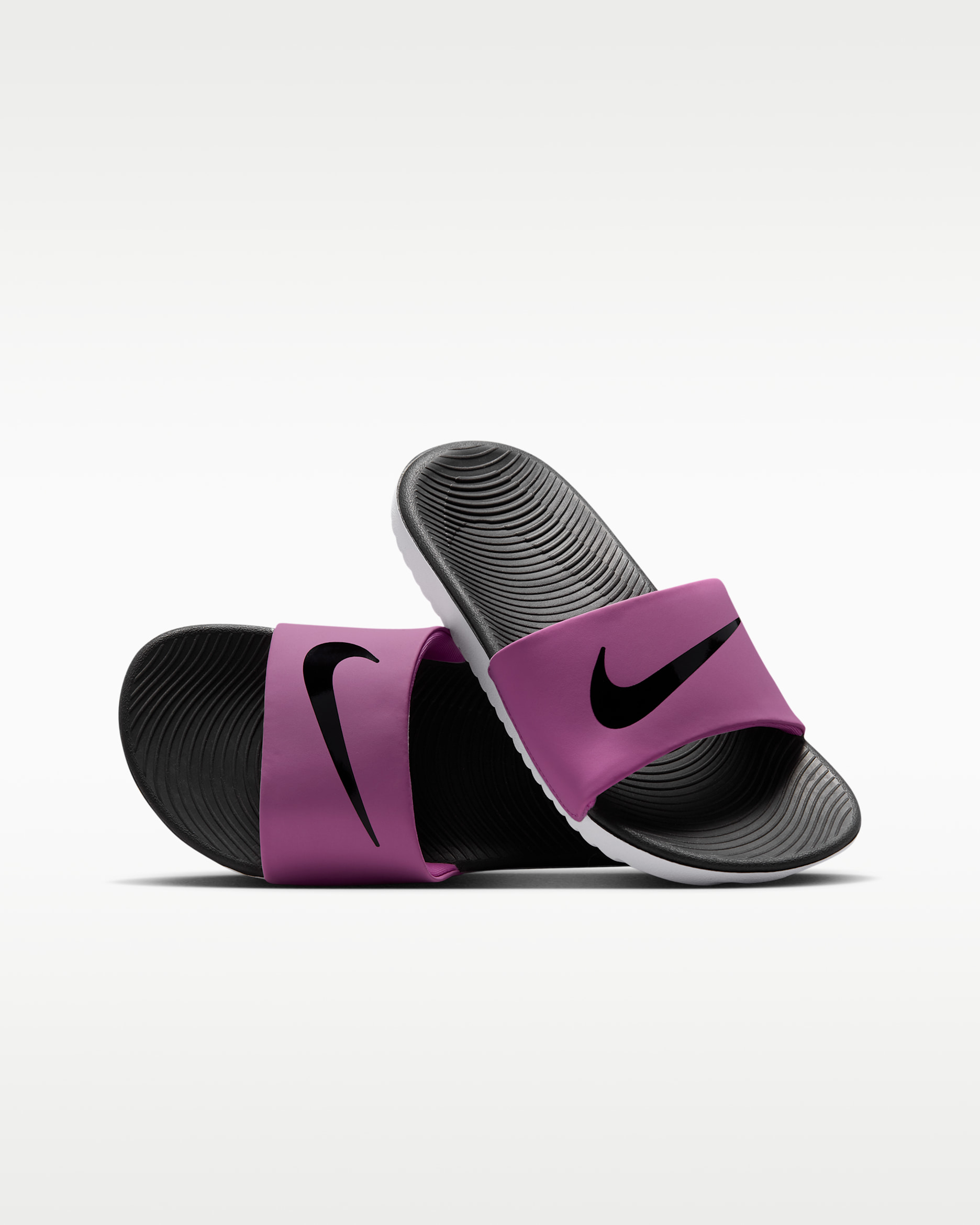Nike Kawa Younger/Older Kids' Slides - Playful Pink/White/Black