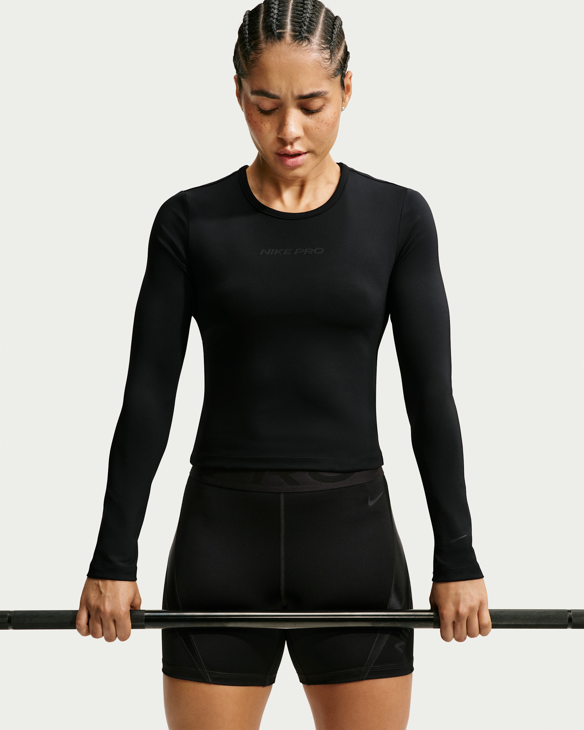Nike Pro Sculpt Women's Dri-FIT Long-Sleeve Top - Black/Black