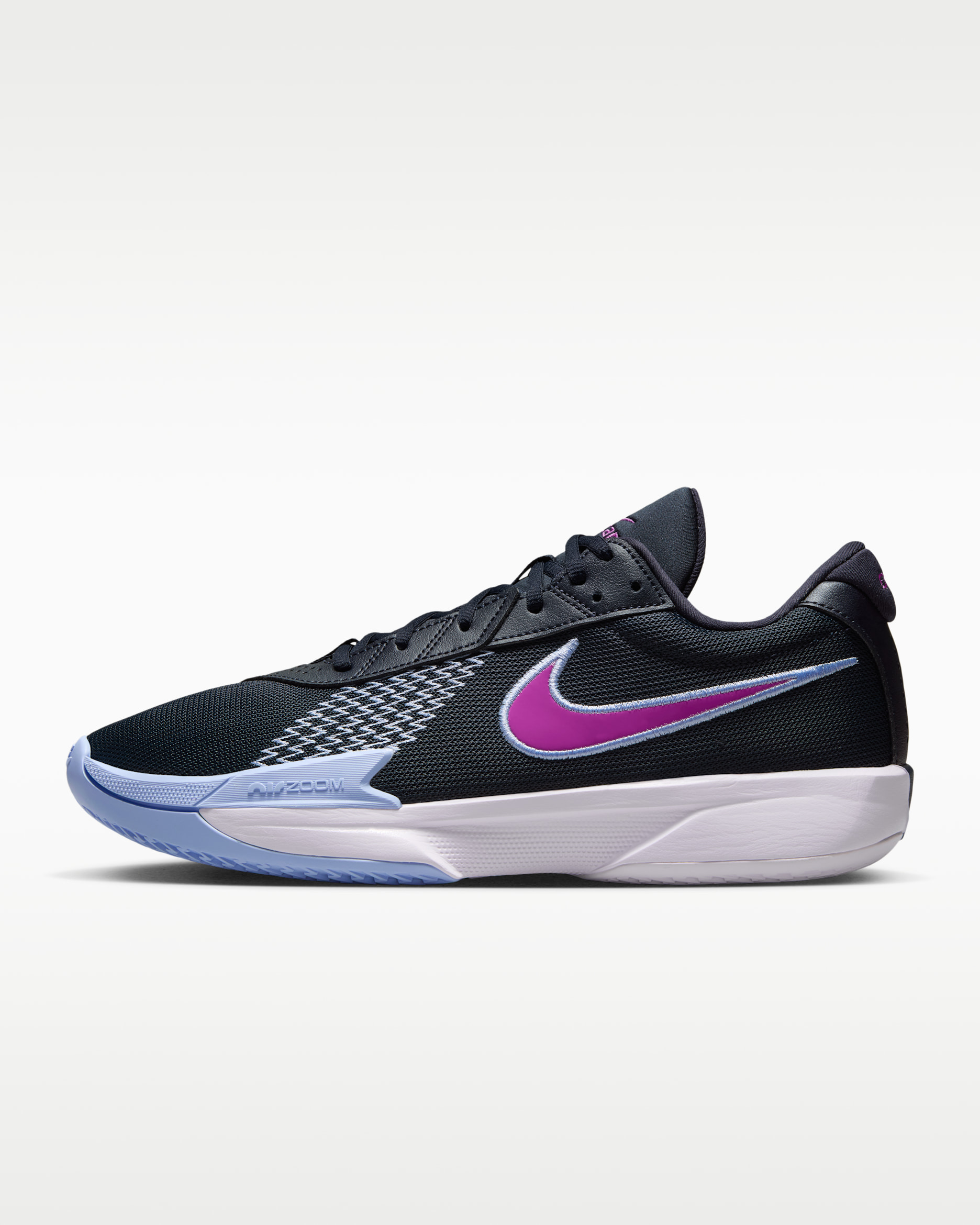 Nike G.T. Cut Academy EP Basketball Shoes - Dark Obsidian/Aluminum/Barely Grape/Vivid Purple