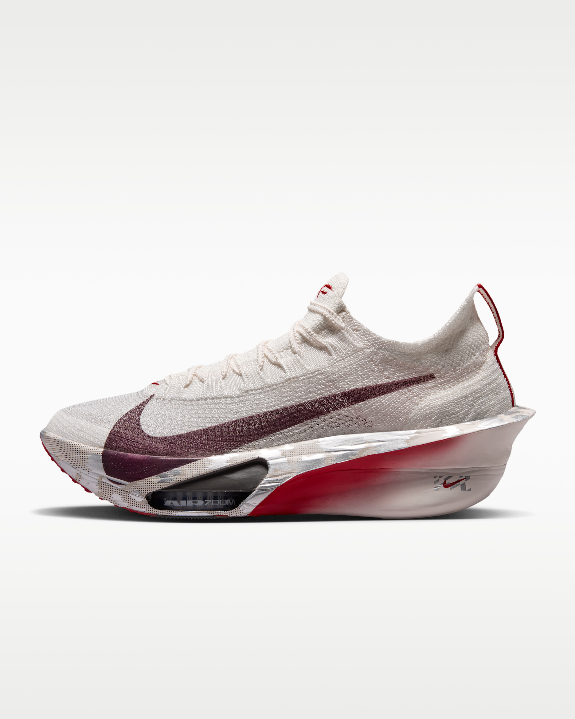 Nike Alphafly 3 Men's Road Racing Shoes - Sail/Phantom/Medium Ash/Burgundy Ash
