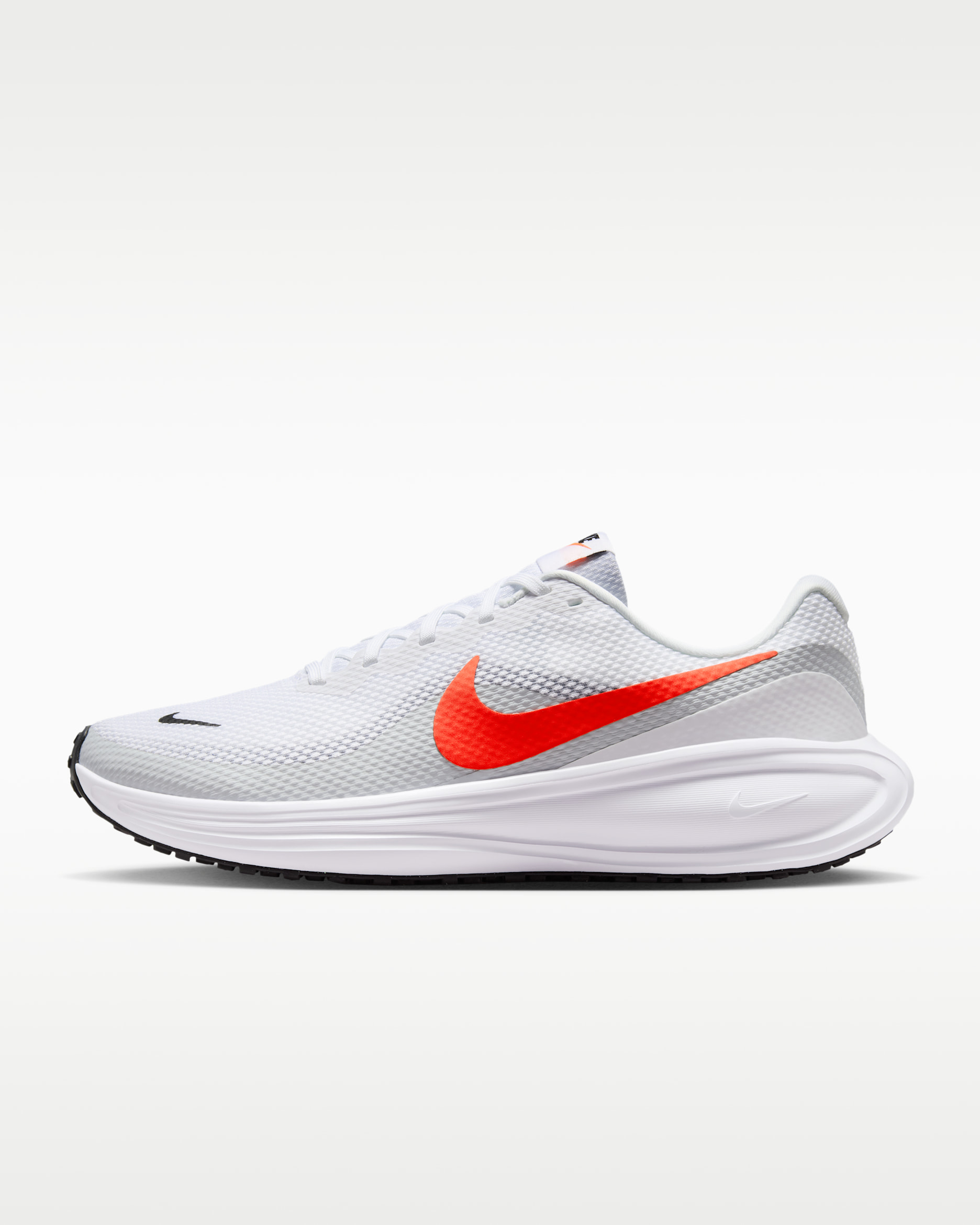 Nike Revolution 8 løpesko for vei til herre - Hvit/Pure Platinum/Svart/Bright Crimson