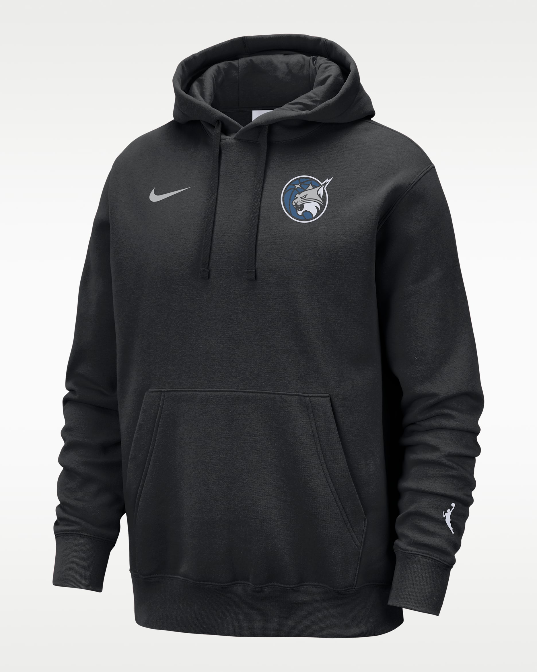 Sudadera con gorro WNBA para mujer Nike Minnesota Lynx - Negro/Blanco/Plata liso/Plata liso
