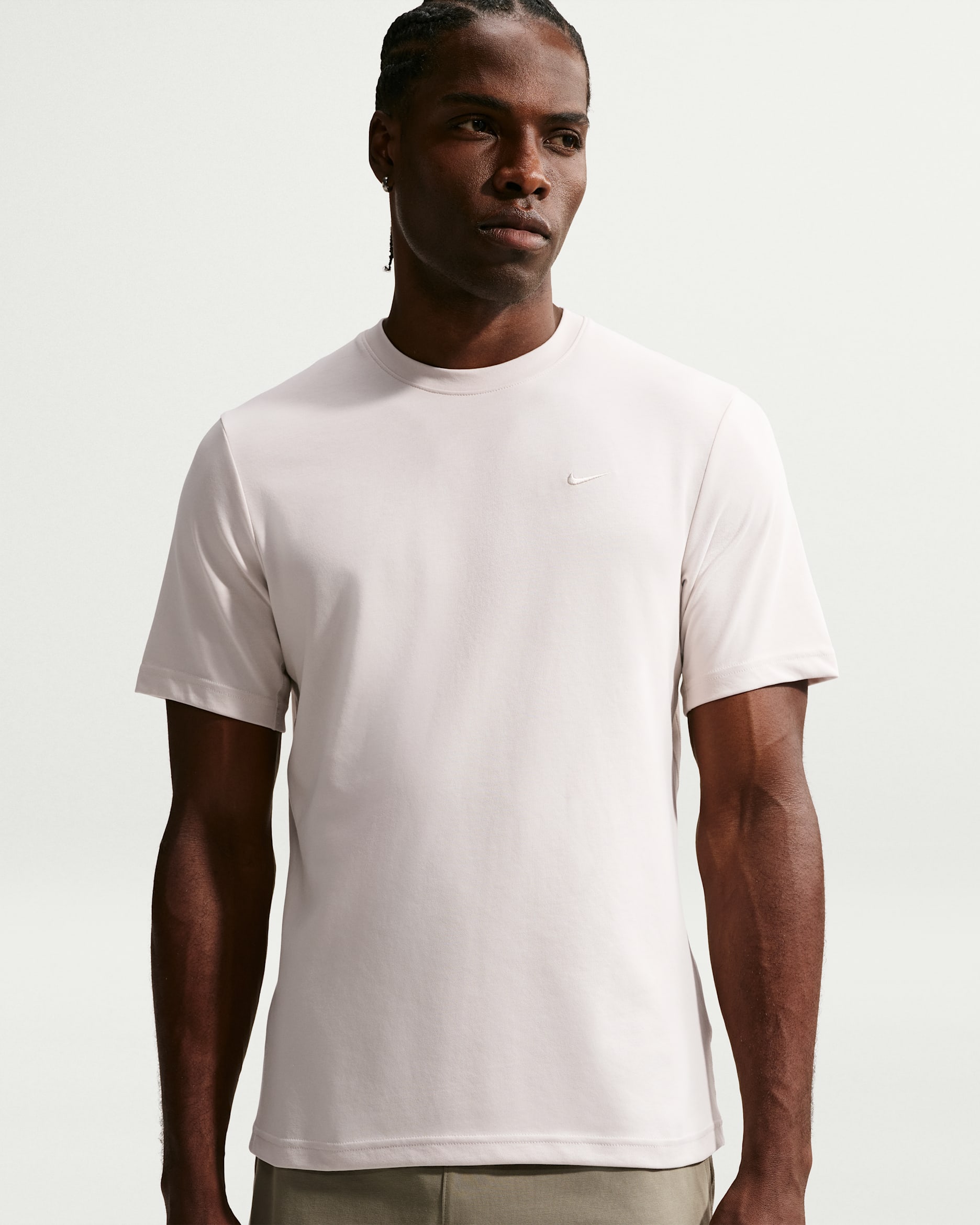 Nike Primary Men's Dri-FIT Short-sleeve Versatile Top - Light Orewood Brown/Light Orewood Brown