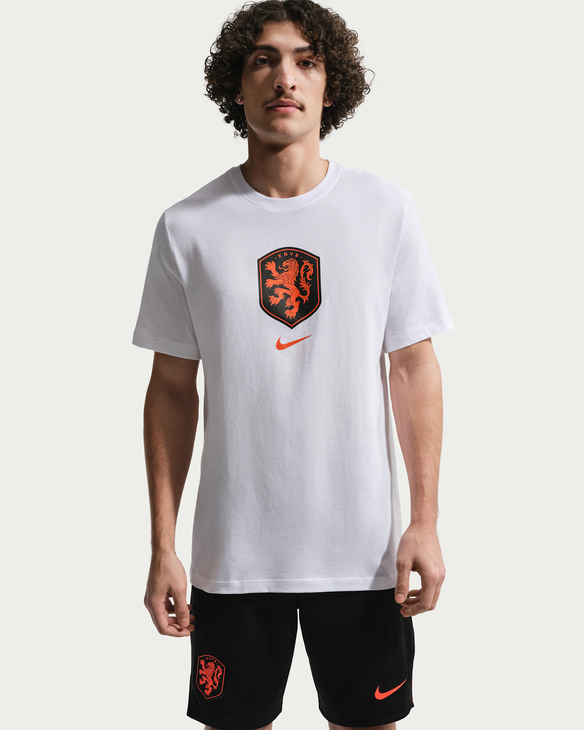 Netherlands Men's Nike Soccer T-Shirt - White