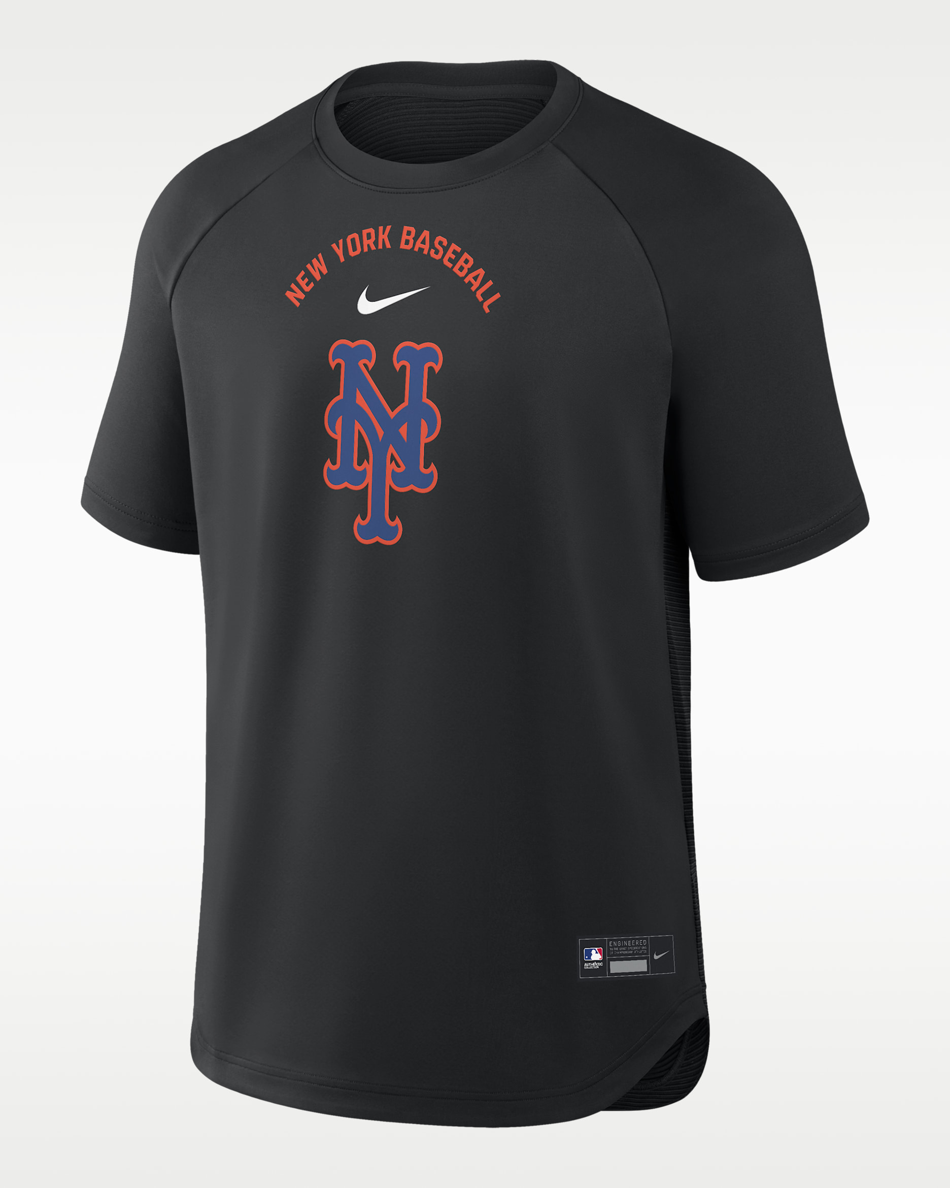 New York Mets Authentic Collection Batting Practice Pregame Men's Nike Dri-FIT MLB Top - Black
