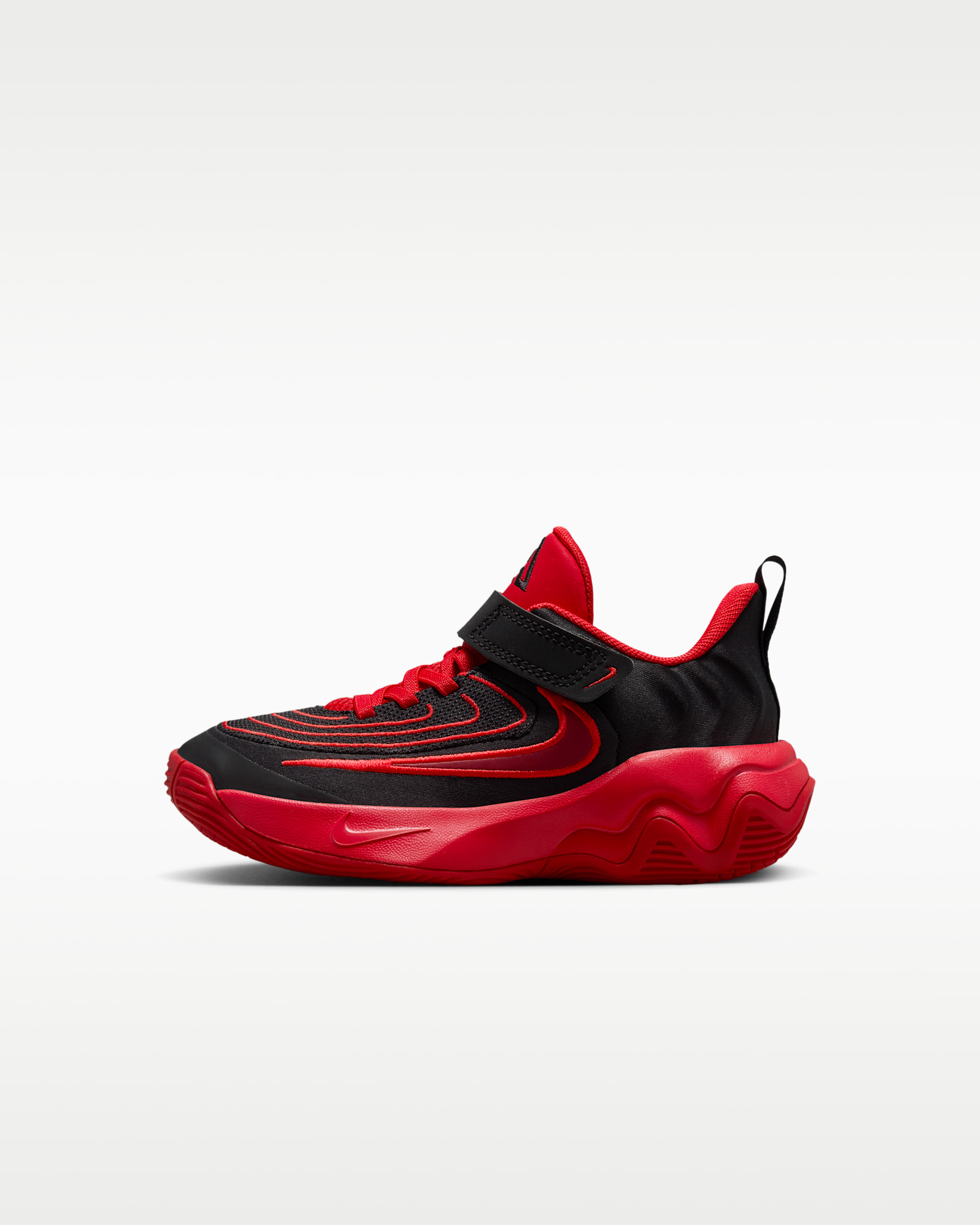 Tenis para niños de preescolar Giannis Immortality 4 - Negro/Rojo universitario/Rojo team