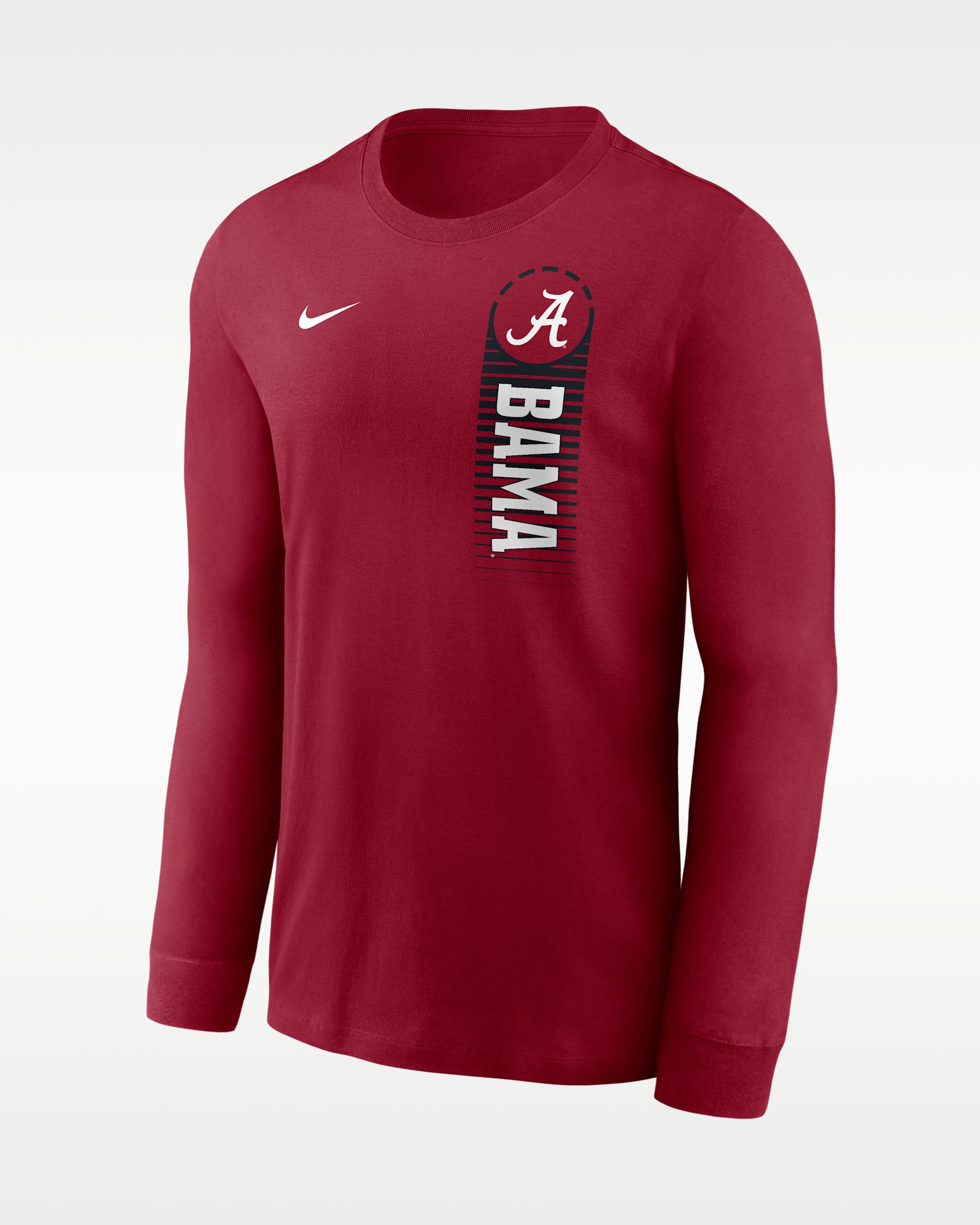 Alabama Primetime Men's Nike College Long-Sleeve T-Shirt - Team Crimson