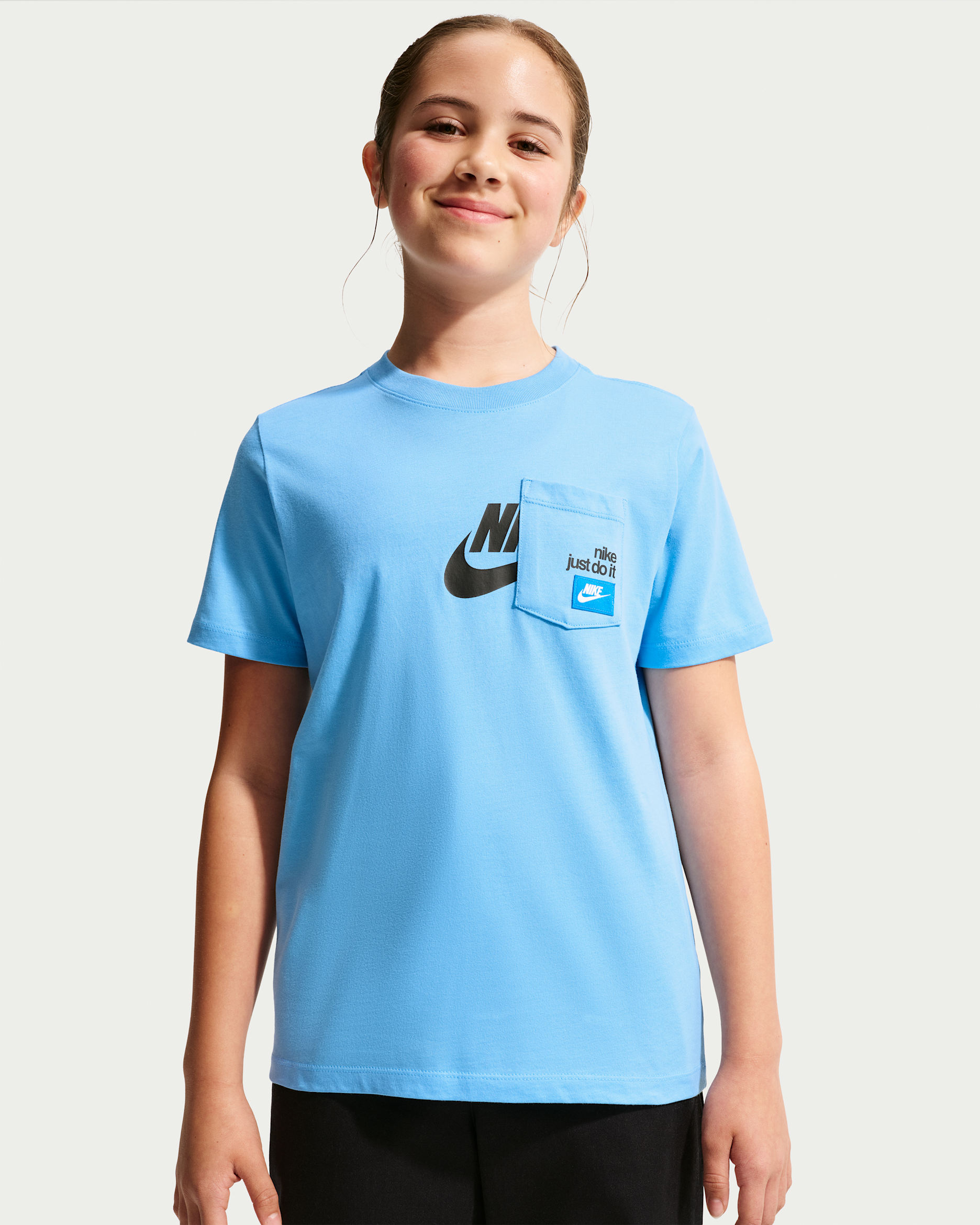 Nike Sportswear Big Kids' T-Shirt - Football Blue