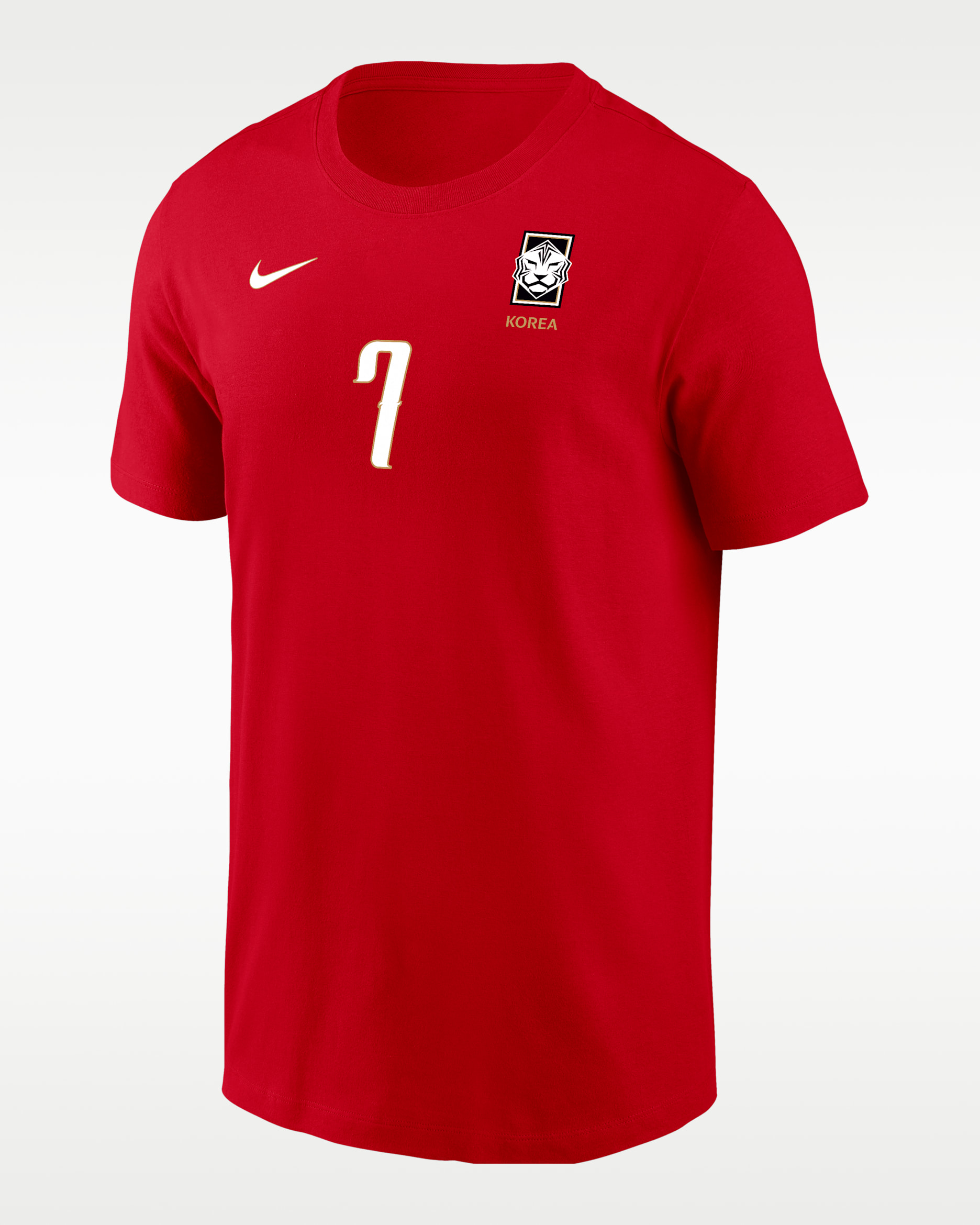 Son Heung-min Korea Men's Nike Soccer T-Shirt - University Red