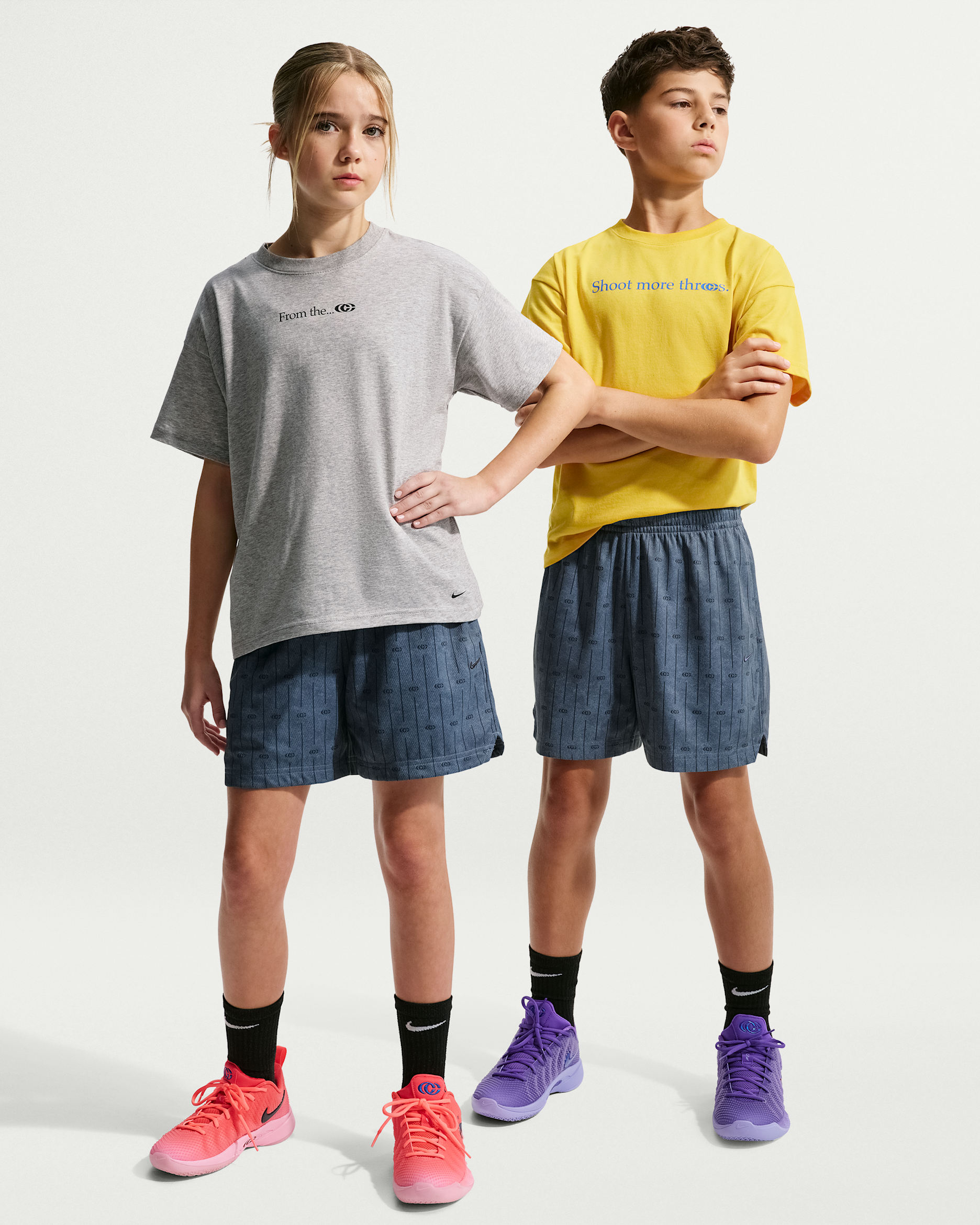 Caitlin Clark Big Kids' Dri-FIT Mesh Basketball Shorts - Diffused Blue/Armory Navy