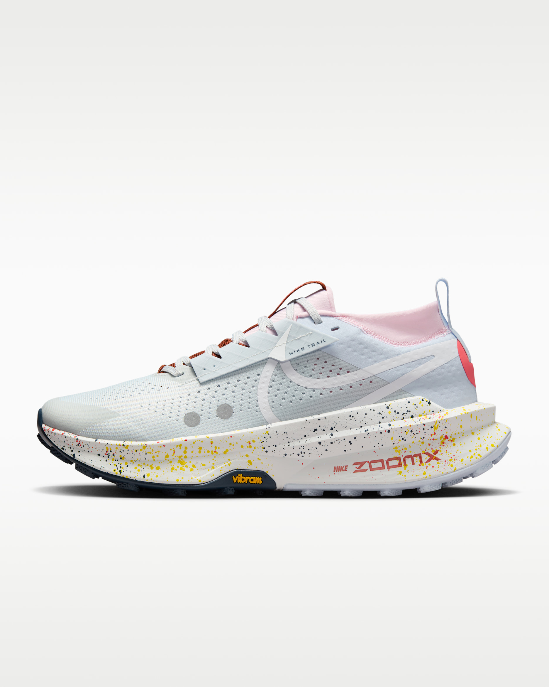 나이키 제가마 2 남성 트레일 러닝화 - 퓨어 플래티넘/풋볼 그레이/핑크 폼/화이트