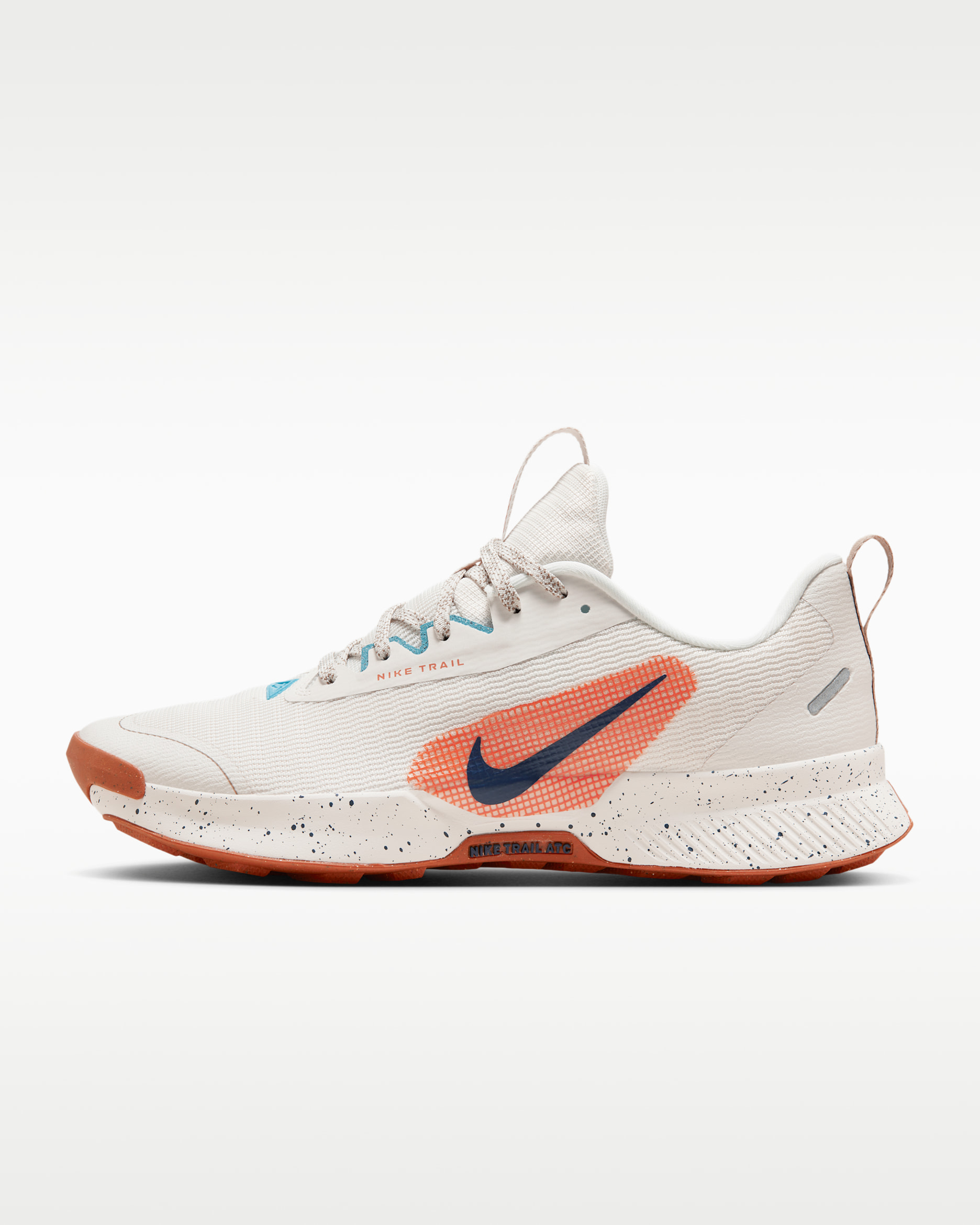 Nike Juniper Trail 3 男款越野跑鞋 - Phantom/Vintage Coral/Denim Turquoise/Midnight Navy