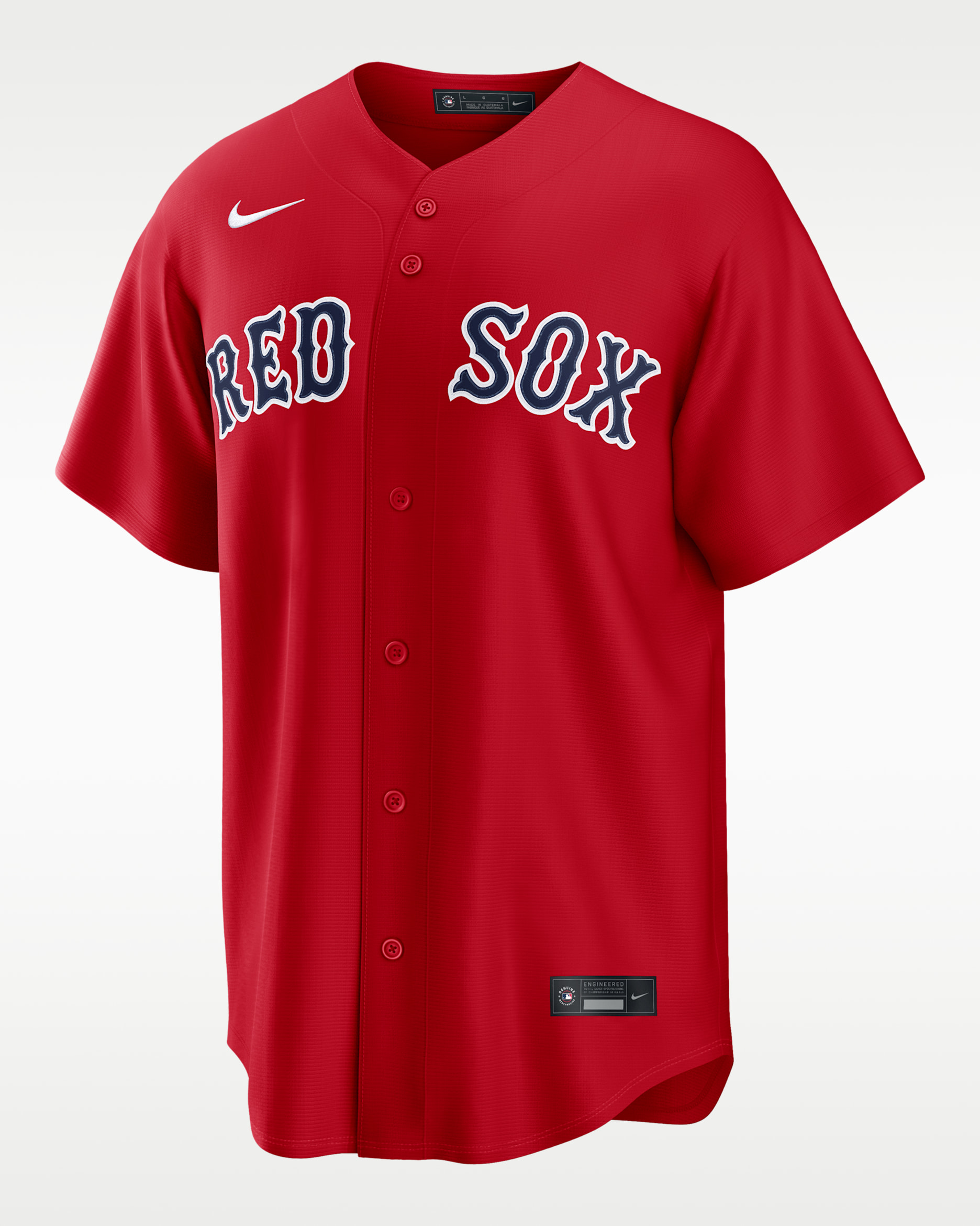 Jersey Red Sox Alt 1 Nike Replica Boston Red Sox - Rojo deportivo