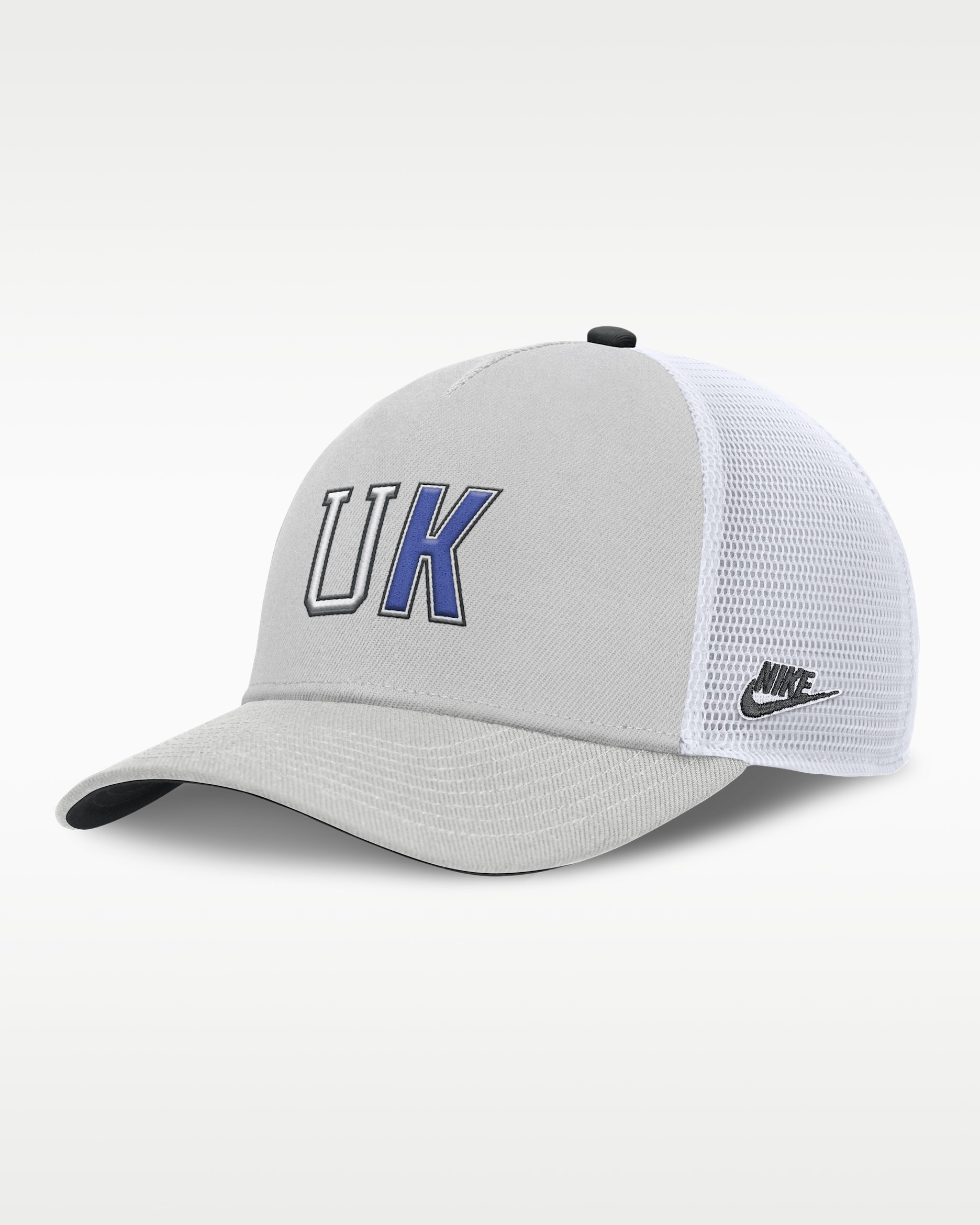 Kentucky Legacy Basketball Rise Men's Nike College Trucker Adjustable Hat - Grey