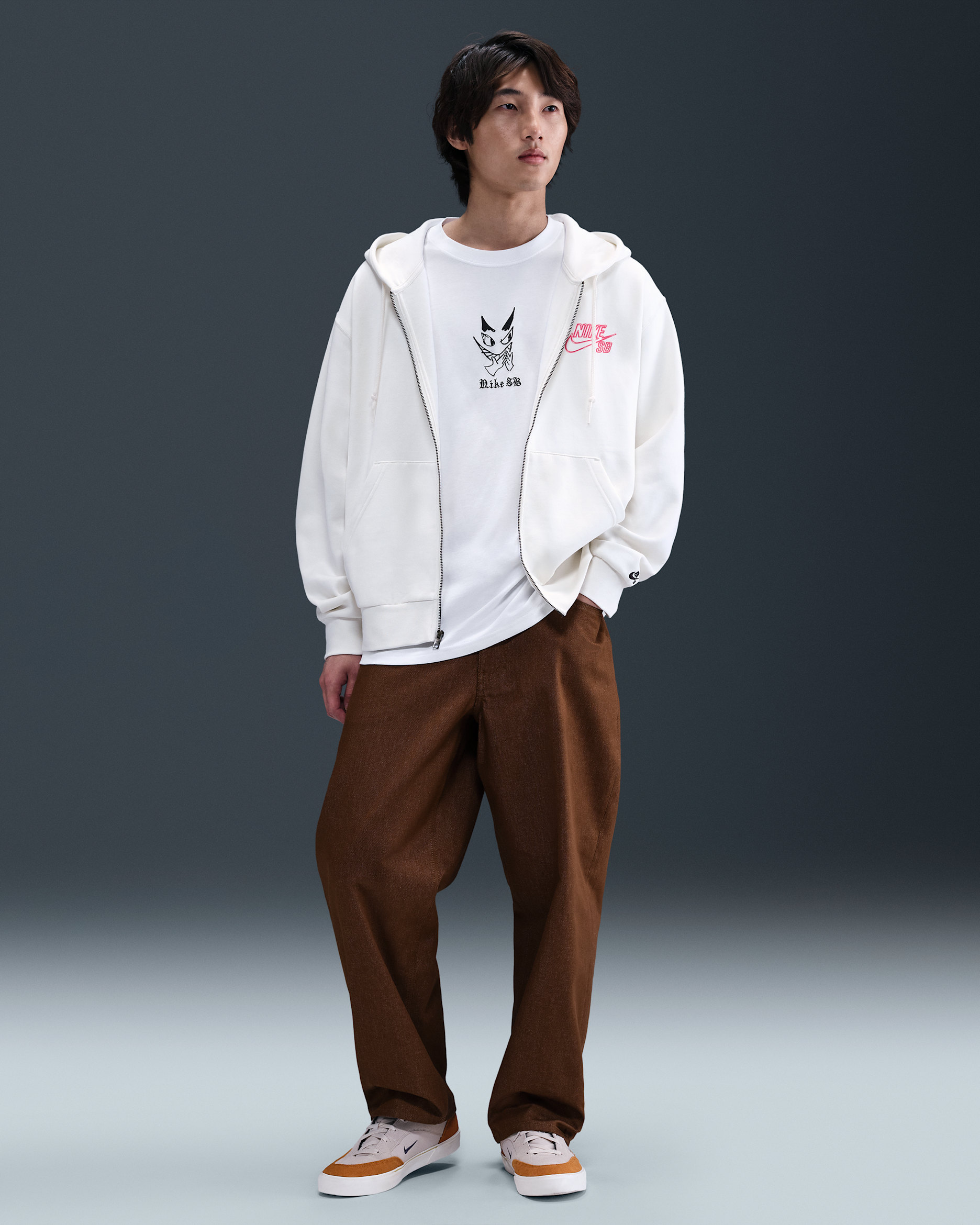 Nike SB Men's Loose Denim Skate Pants - Mosswood Brown