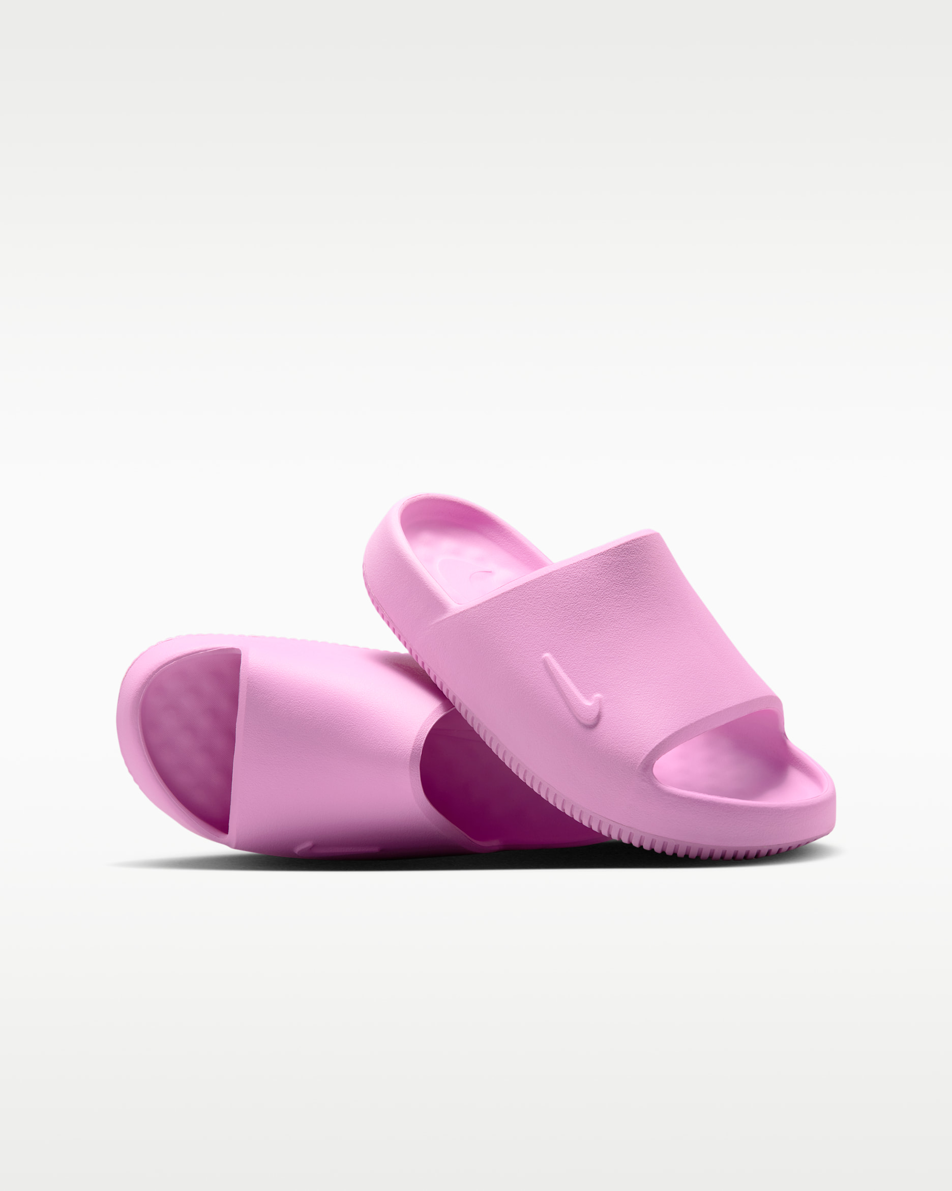 Nike Calm 2.0 Older Kids' Slides - Pink Rise/Pink Rise