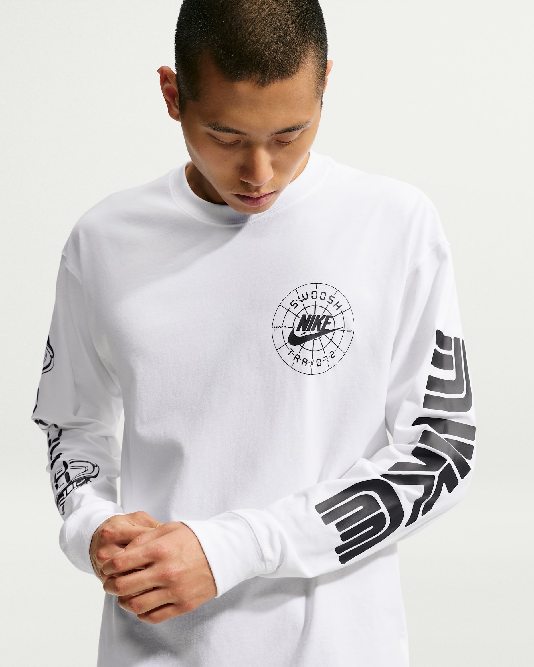 ナイキ スポーツウェア ロングスリーブ Tシャツ - ホワイト