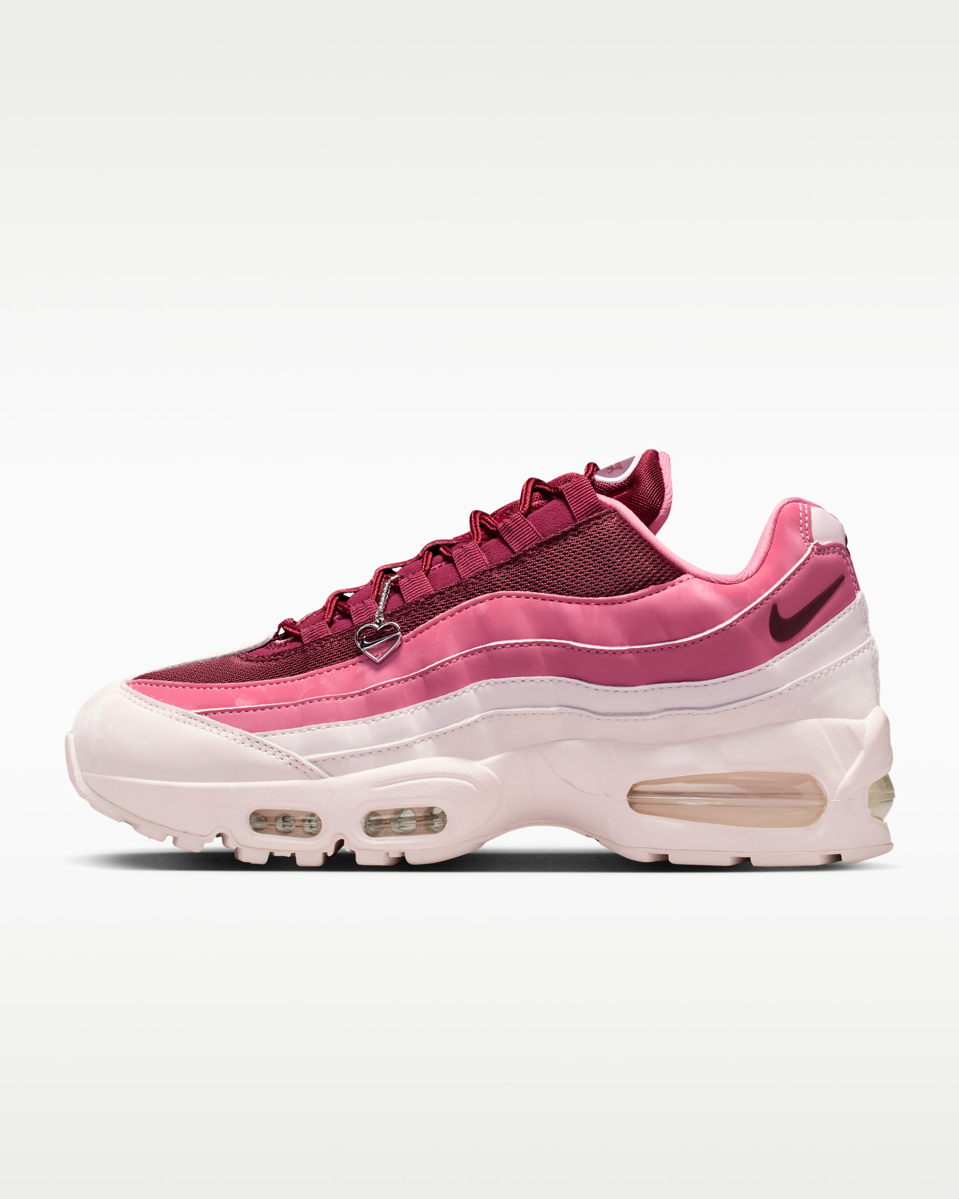 Tenis para mujer Nike Air Max 95 Big Bubble "Valentine's Day" - Rojo team/Peonía/Rosa perla
