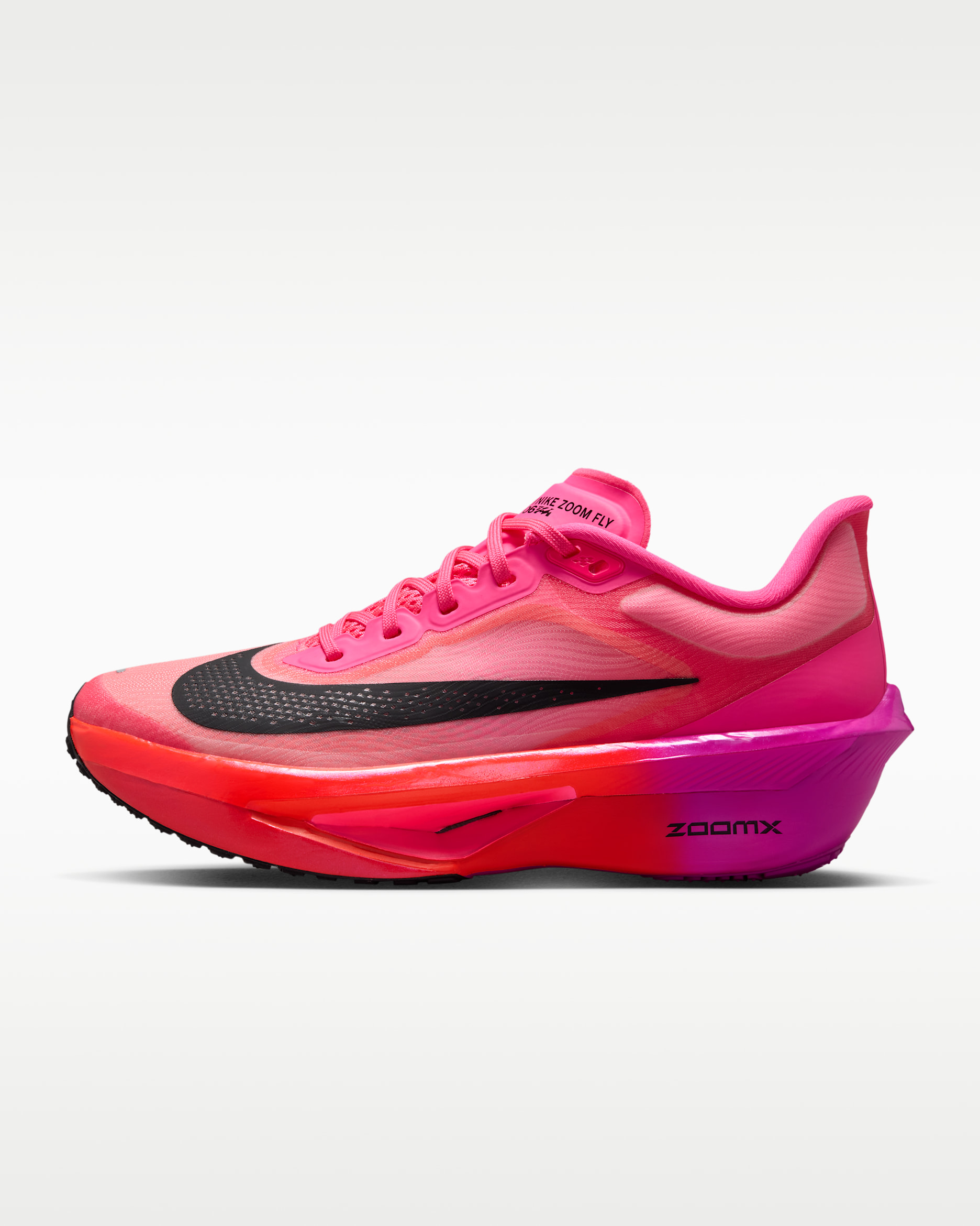 Nike Zoom Fly 6 Women's Road Racing Shoes - Hyper Pink/Laser Crimson/Fuchsia Blast/Black