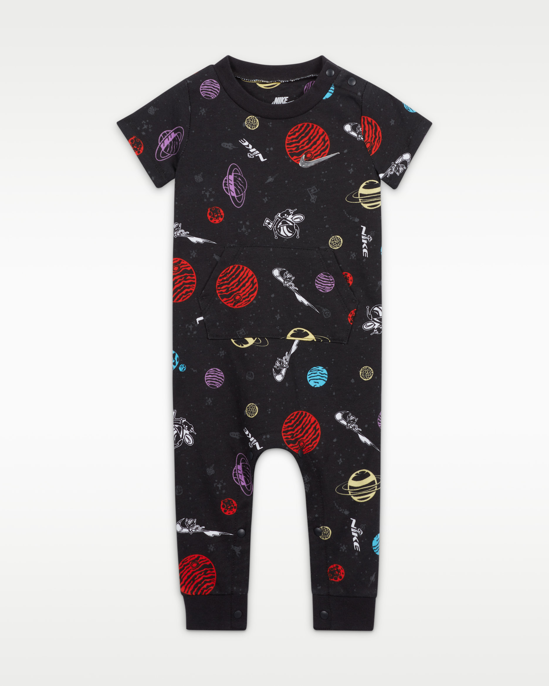 Nike KSA coverall voor baby's (0-12 maanden) - Zwart