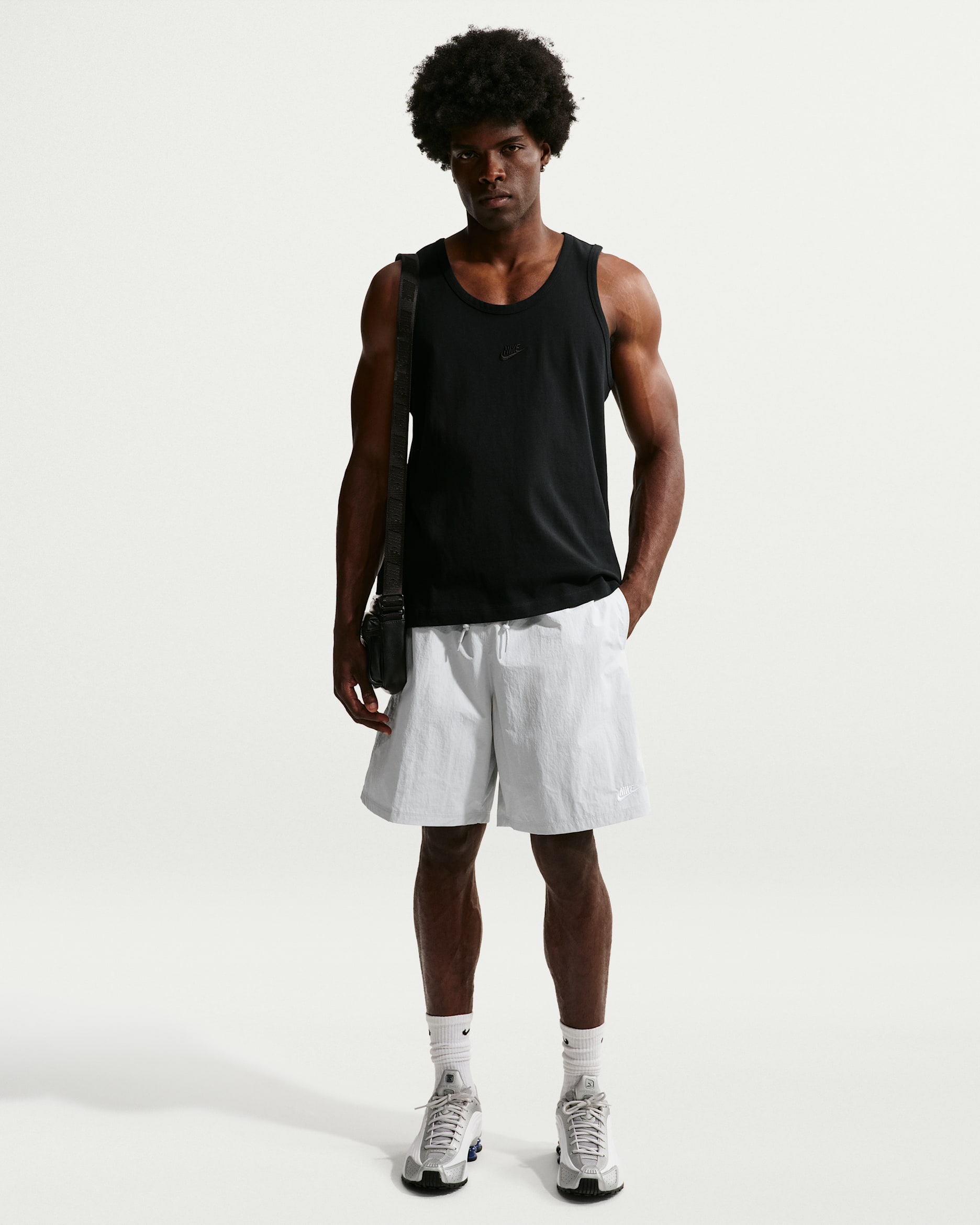 Nike Sportswear Club Men's Sport Shorts - Photon Dust/White