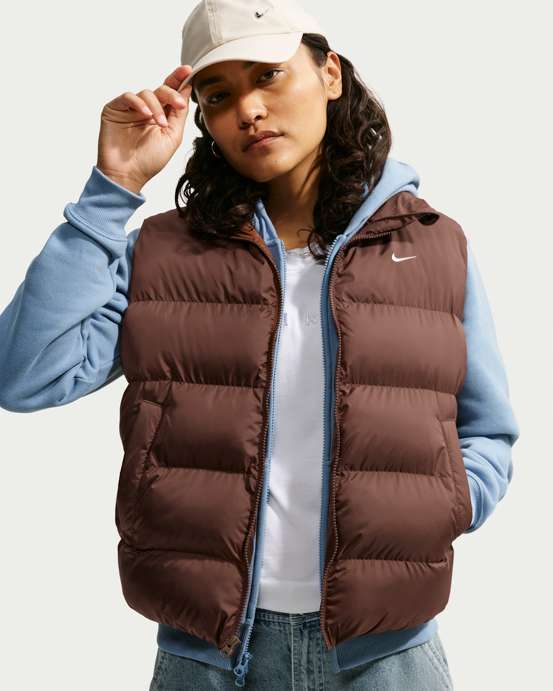 Nike Sportswear Women's Therma-FIT Vest - Cacao Wow/Sail