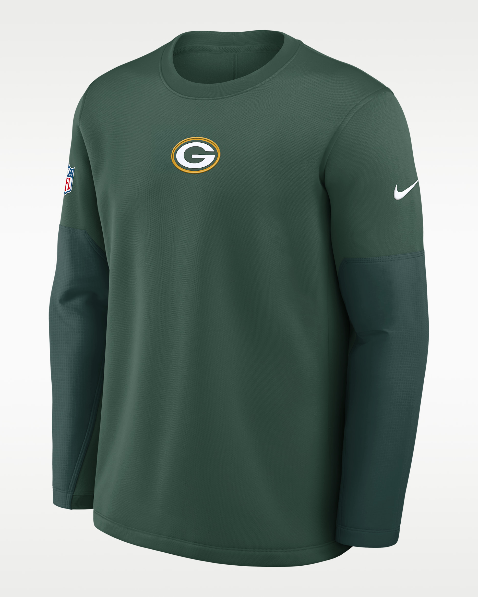 Green Bay Packers Scripted To Win Sideline Coach Men's Nike Therma-FIT NFL Long-Sleeve T-Shirt - Green