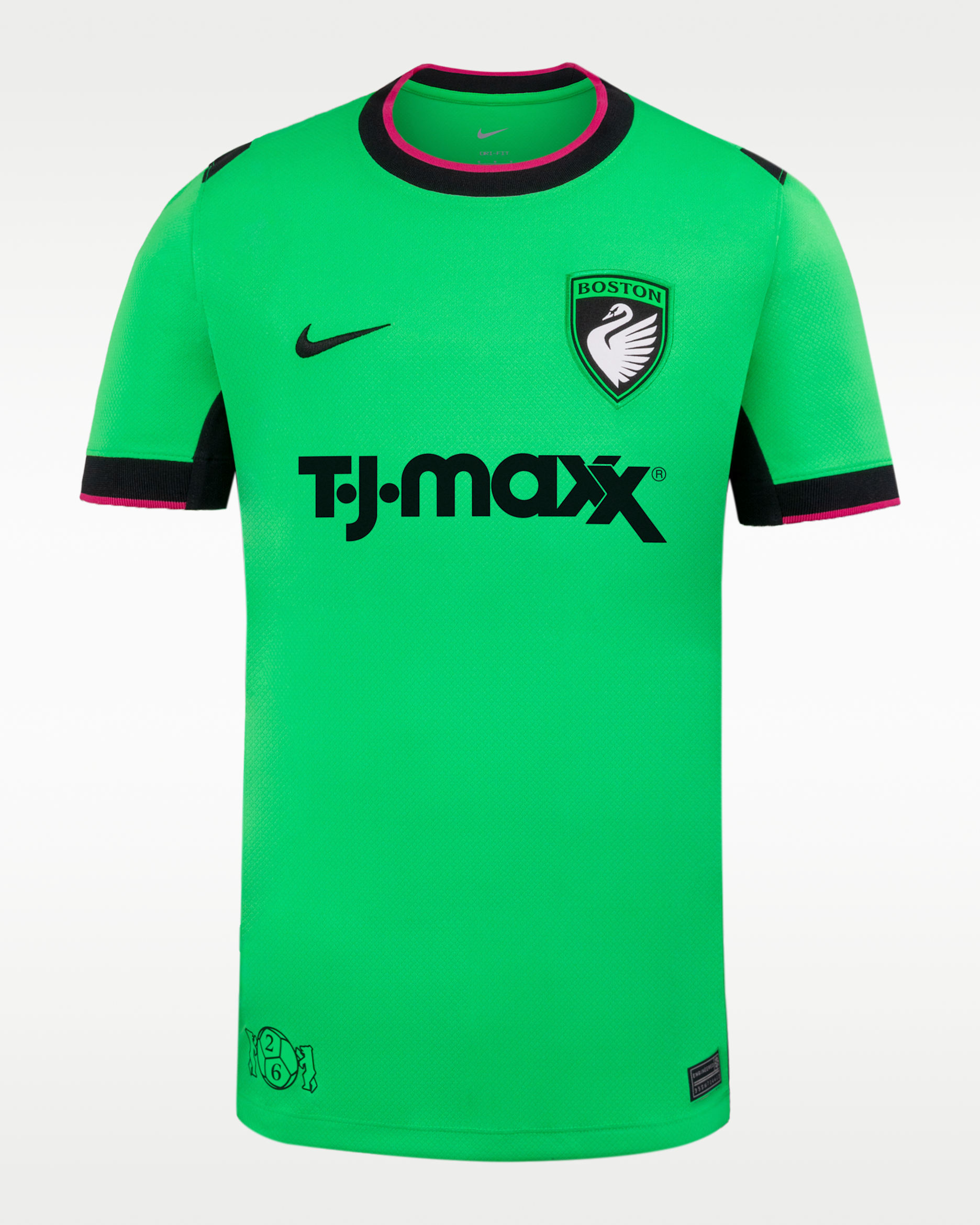 Boston Legacy Stadium Edition Big Kids' Nike Dri-FIT Replica Jersey - Green Shock