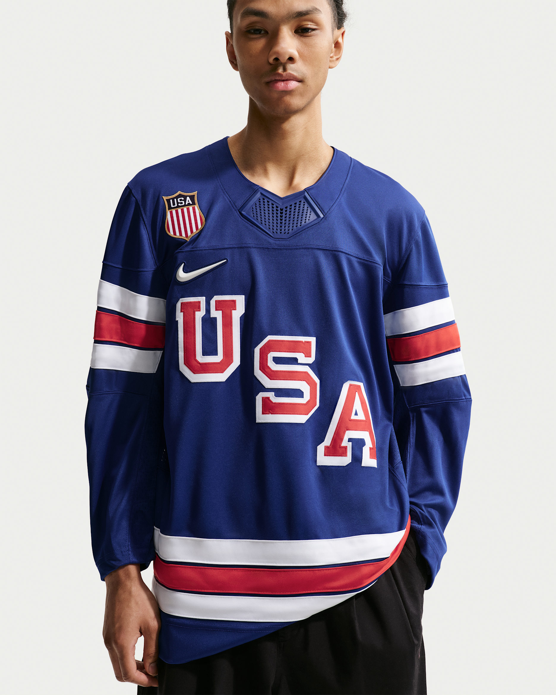 Maglia da hockey Nike "Team USA" – Uomo - Deep Royal Blue