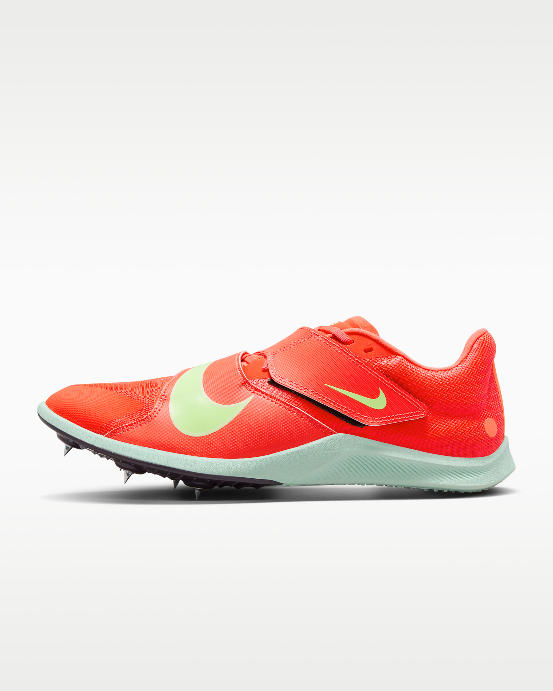 Nike Zoom Rival Jump Athletics Jumping Spikes - Bright Crimson/Lime Blast/Hyper Orange/Washed Coral