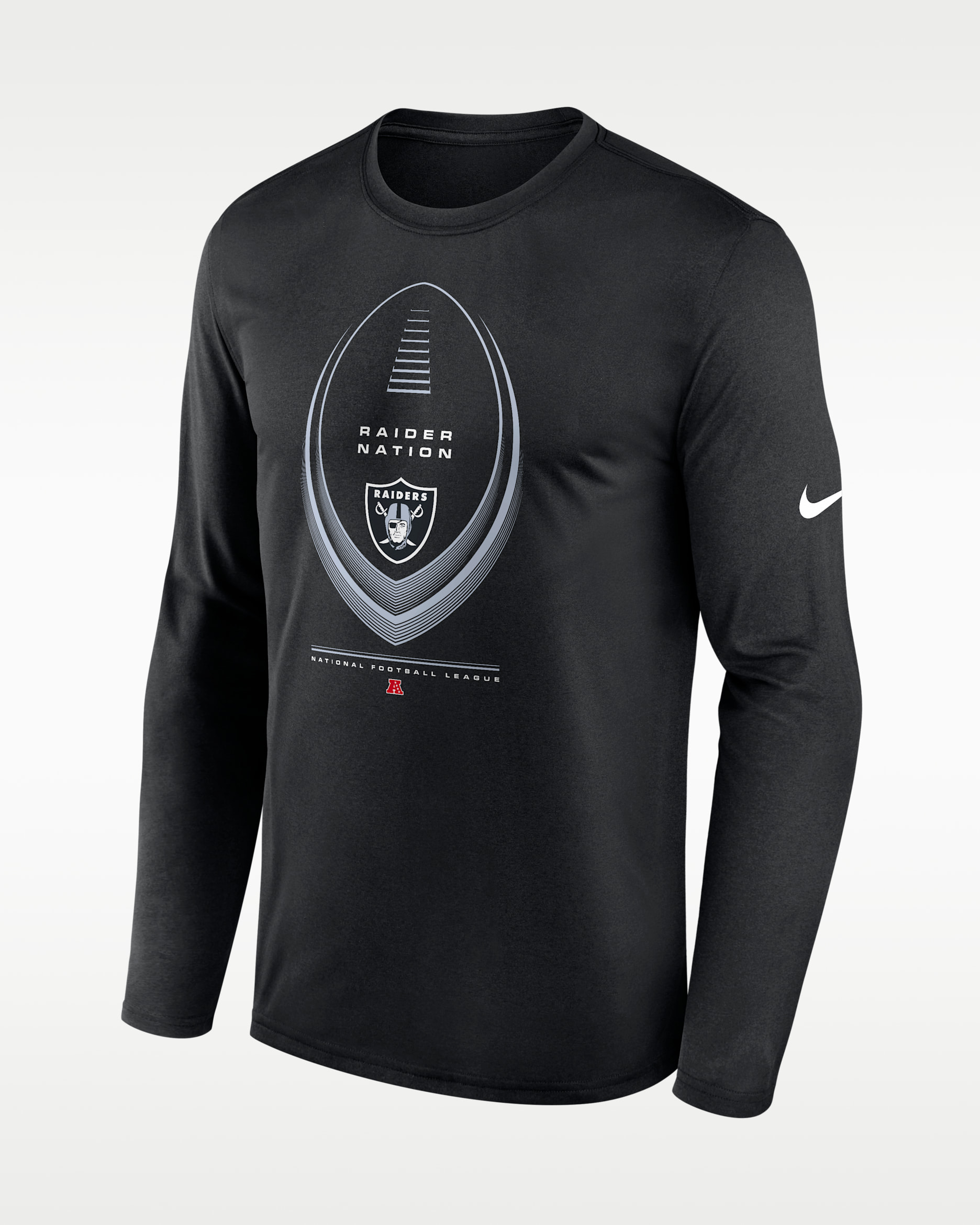 Las Vegas Raiders Legend Icon Men's Nike Dri-FIT NFL Long-Sleeve T-Shirt - Black