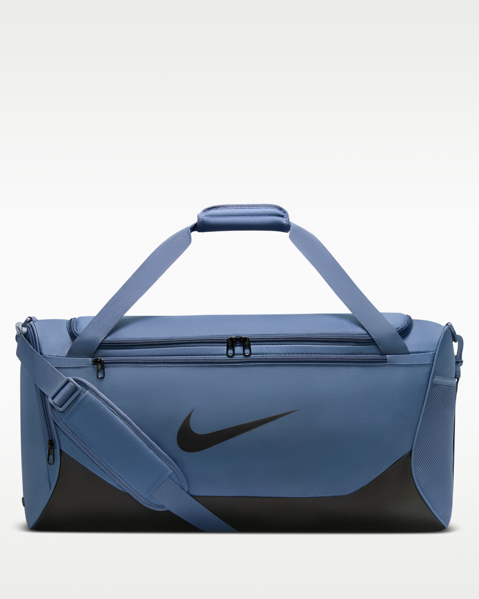 Nike Brasilia Training Duffel Bag (Medium, 60L) - Diffused Blue/Black/Black