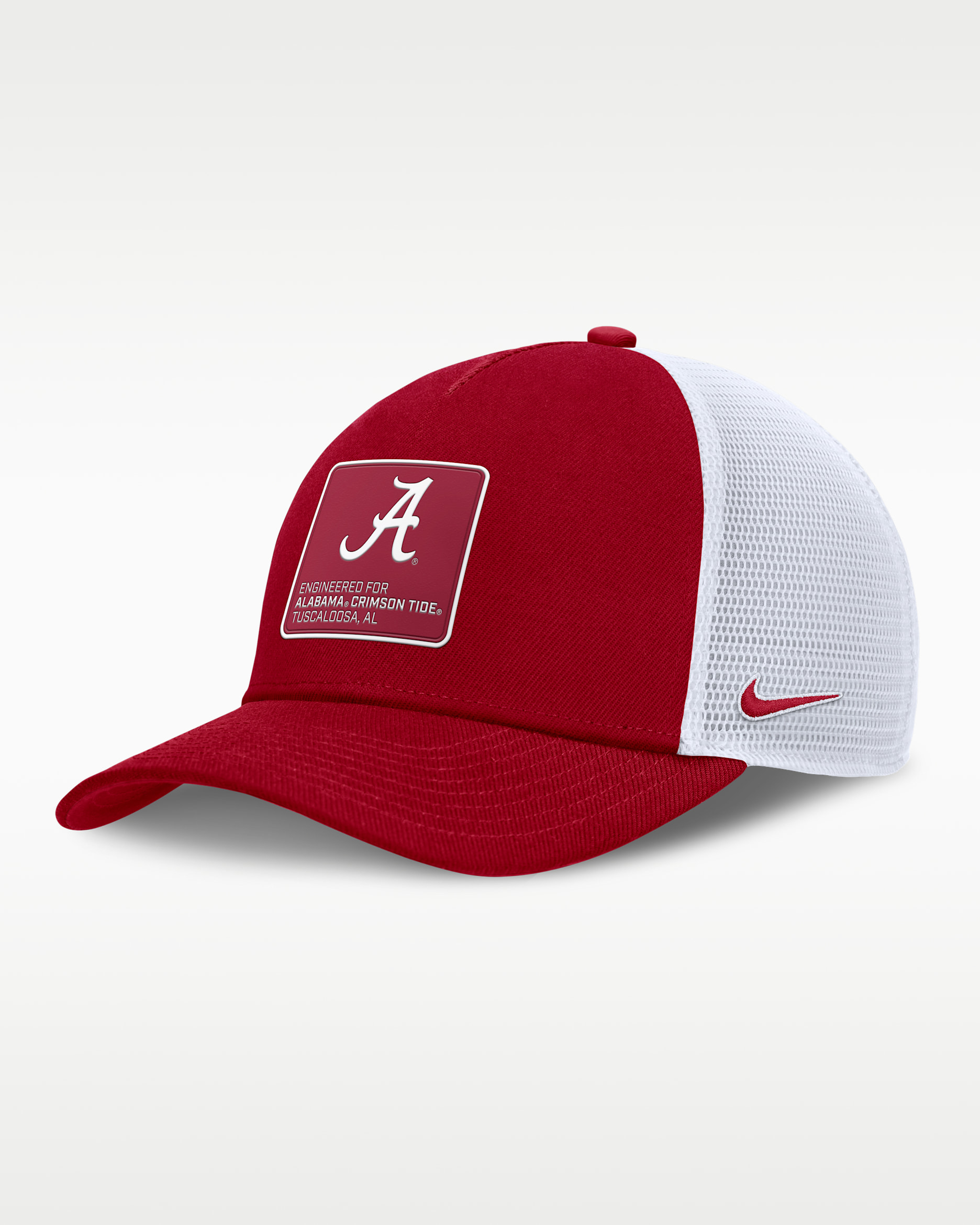 Alabama On-Field Rise Engineered Men's Nike College Trucker Adjustable Hat - Crimson