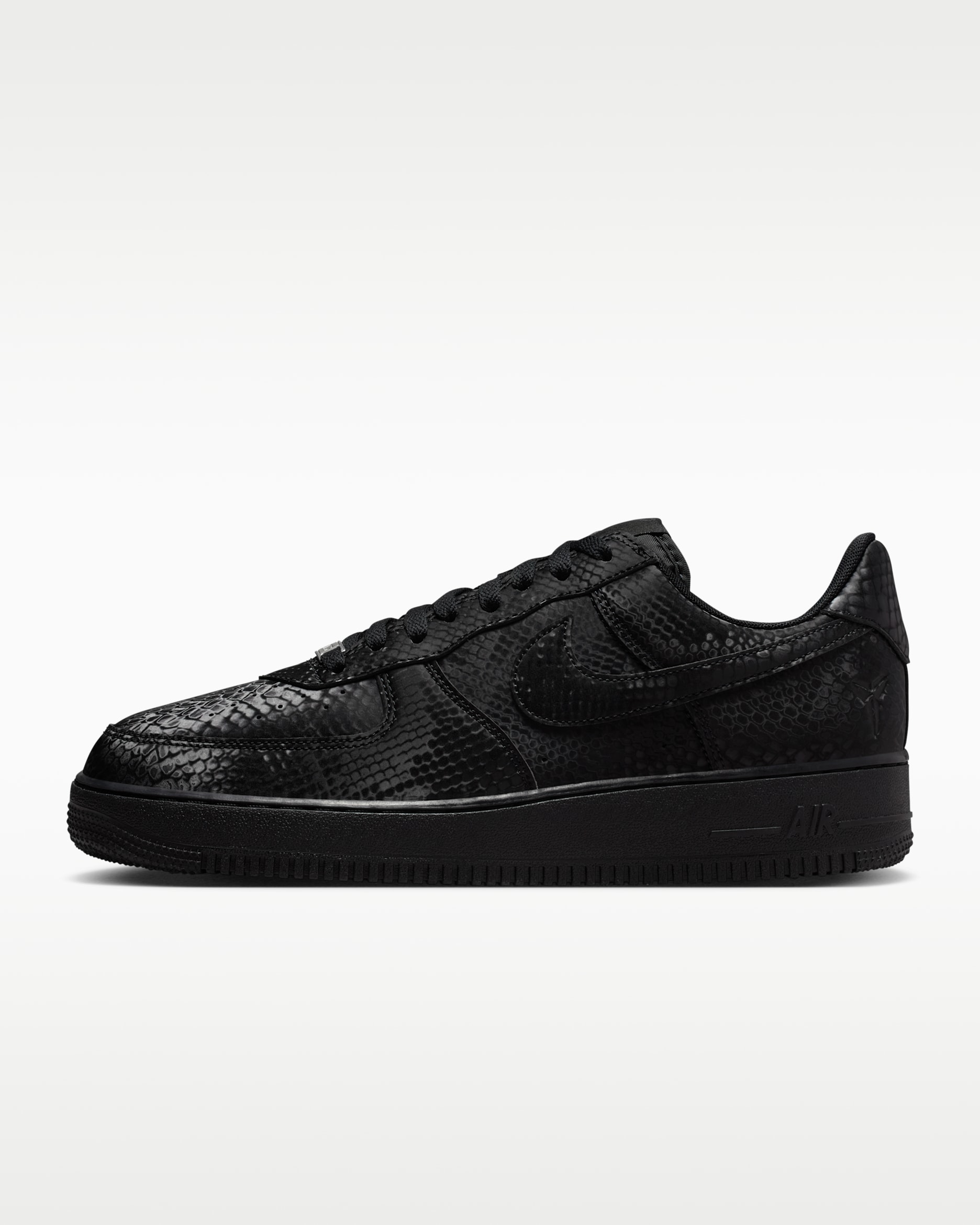 Kobe Air Force 1 Low Men's Shoes - Black/Black