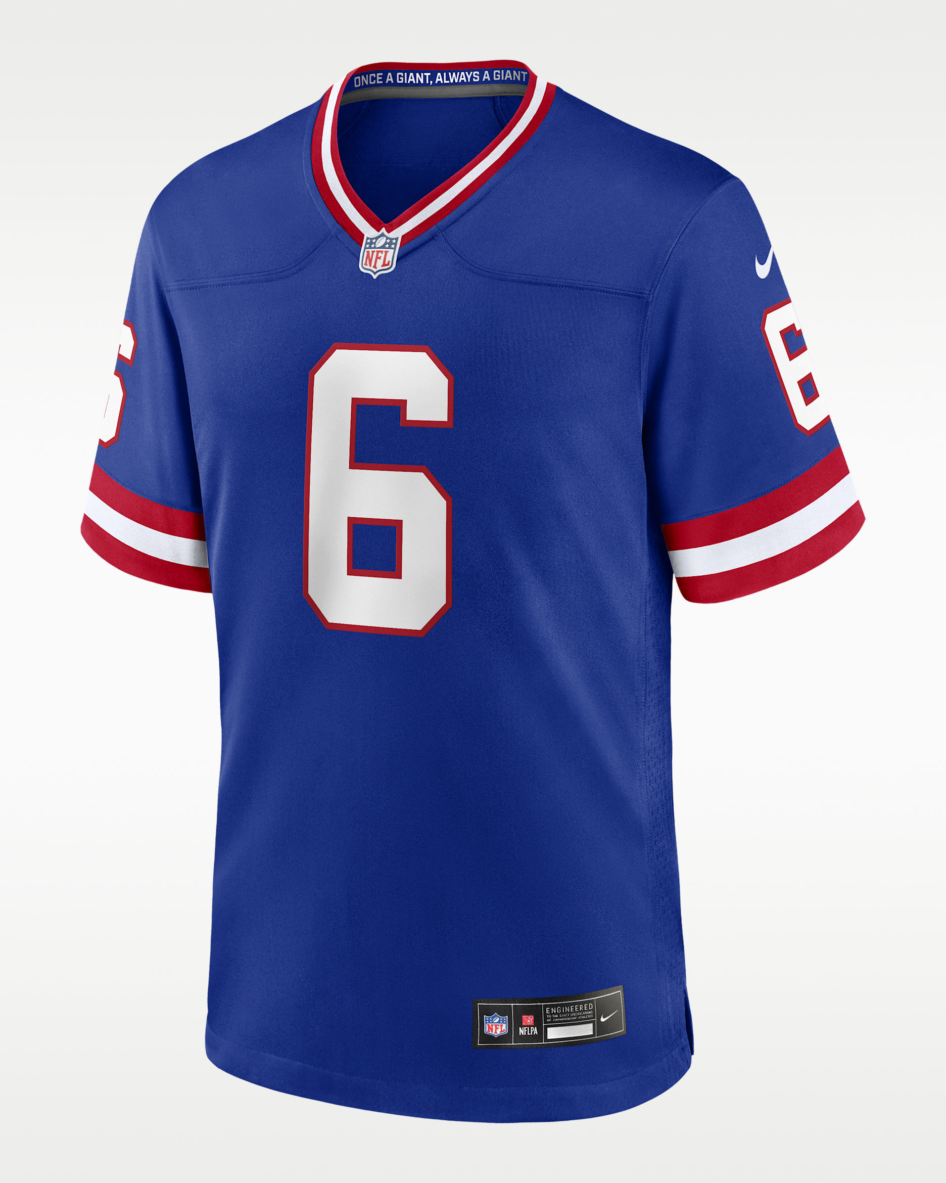 Jersey Nike de la NFL Game para hombre de Jaxson Dart de los New York Giants - Royal