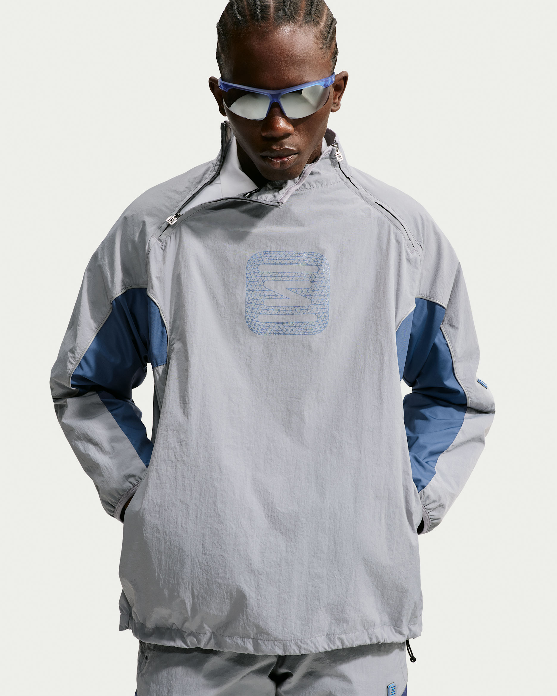 Nike Sportswear Men's Woven Jacket - Stealth/Slate