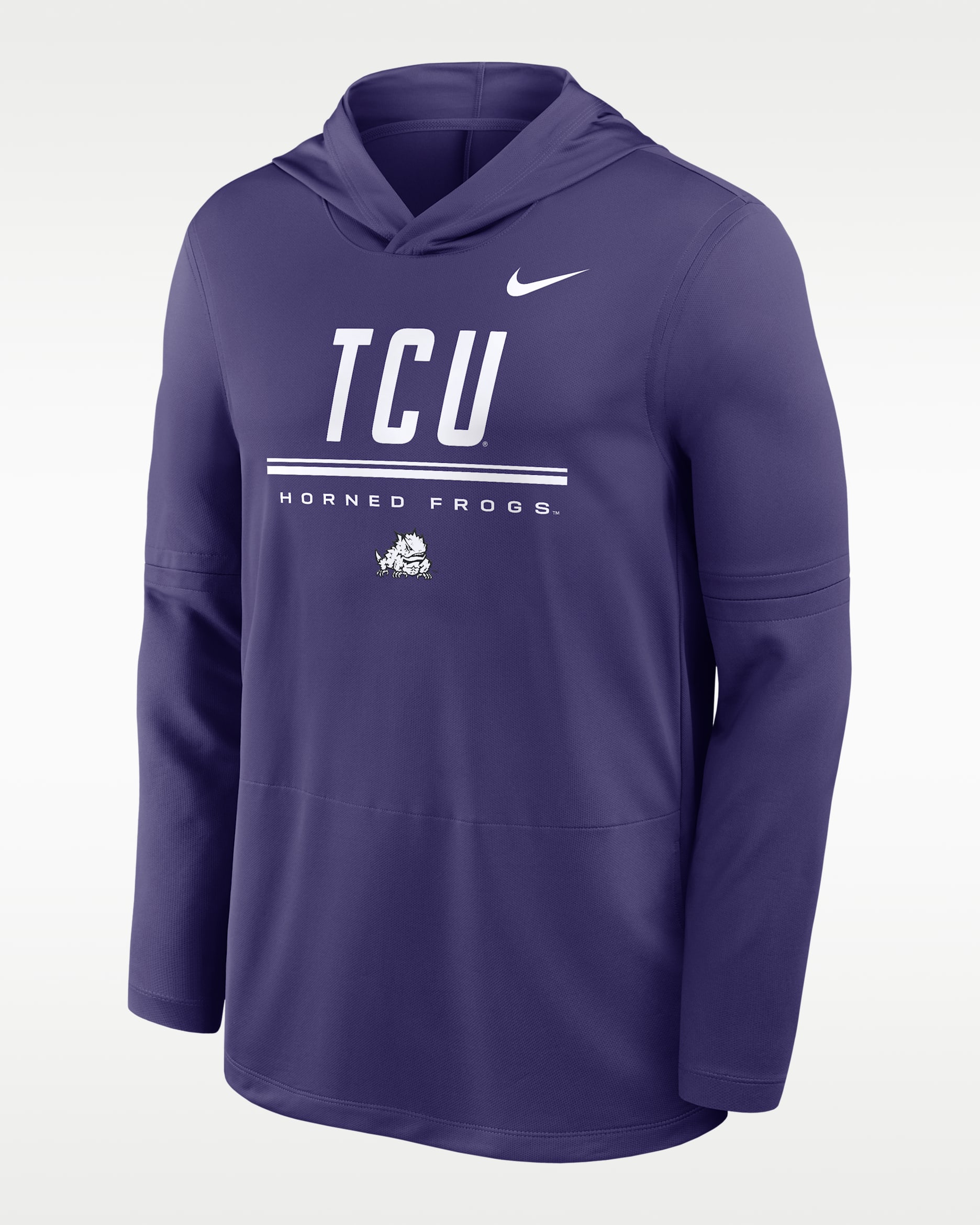 Nike College (TCU) Men's Dri-FIT Lightweight Hoodie - New Orchid