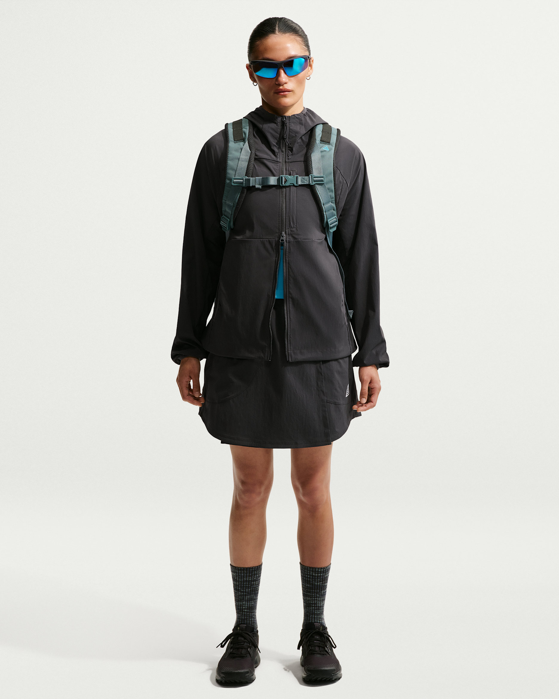 Jupe-short Nike ACG « Five Towers » pour femme - Anthracite/Anthracite/Summit White