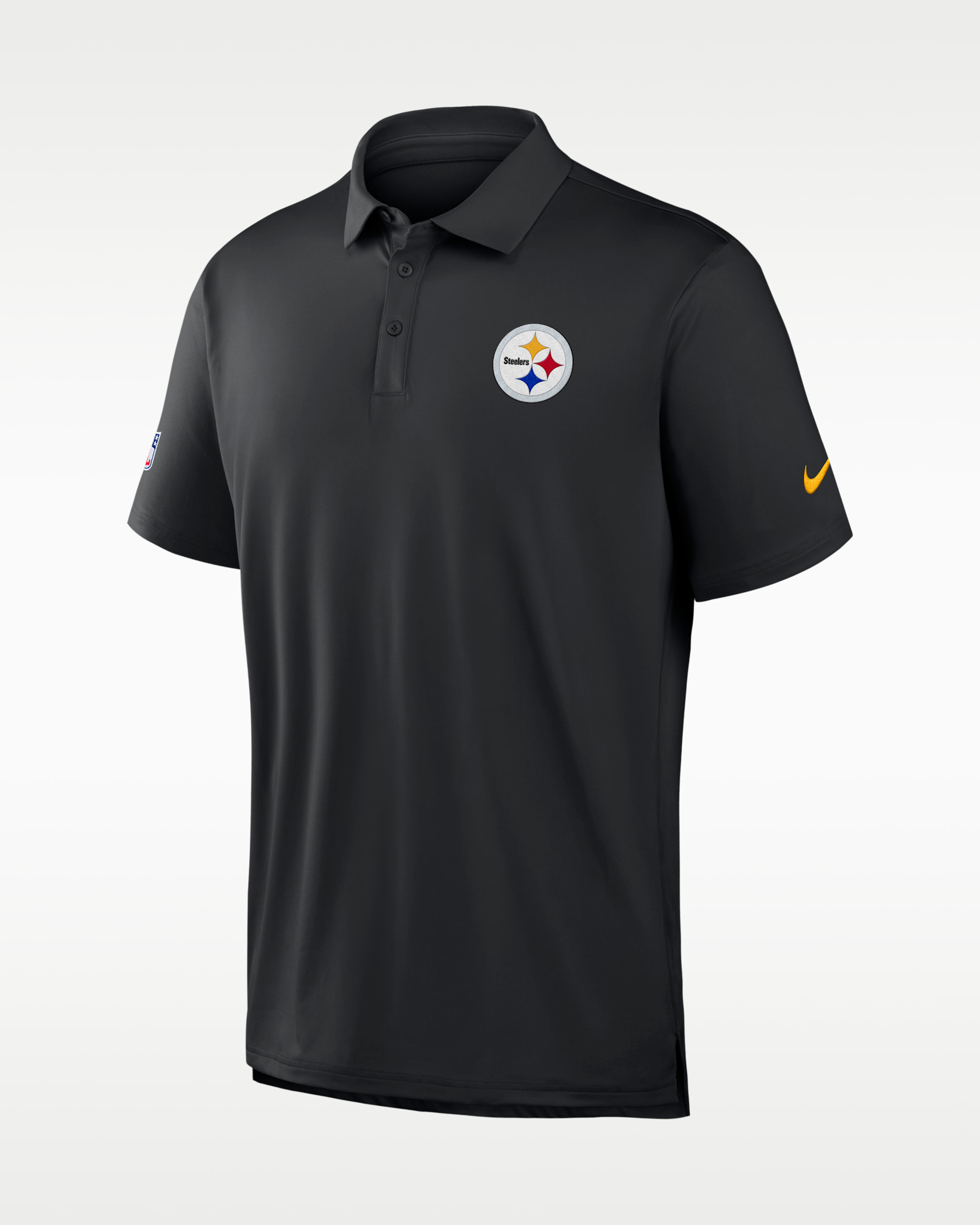 Polo Nike Dri-FIT de la NFL para hombre Pittsburgh Steelers Tour - Negro