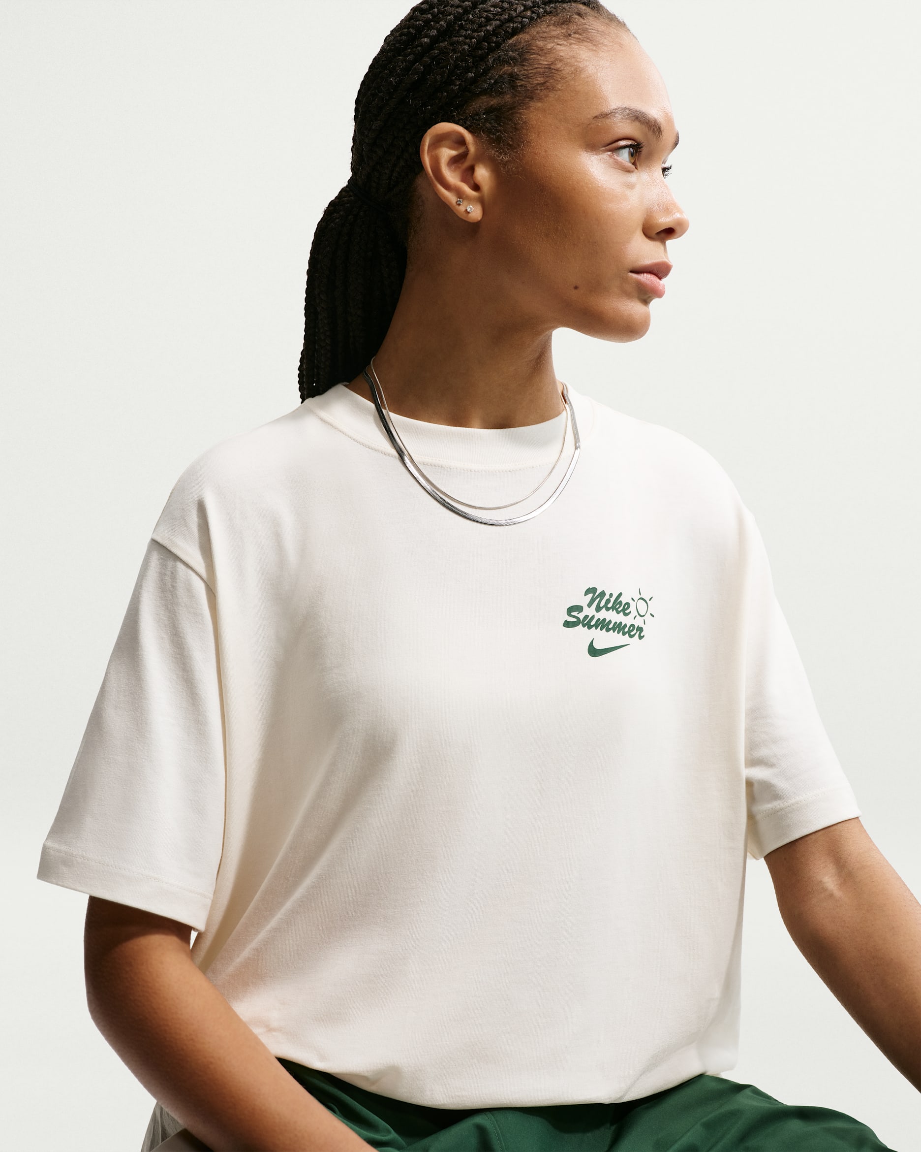 Nike Sportswear Women's T-Shirt - Pale Ivory