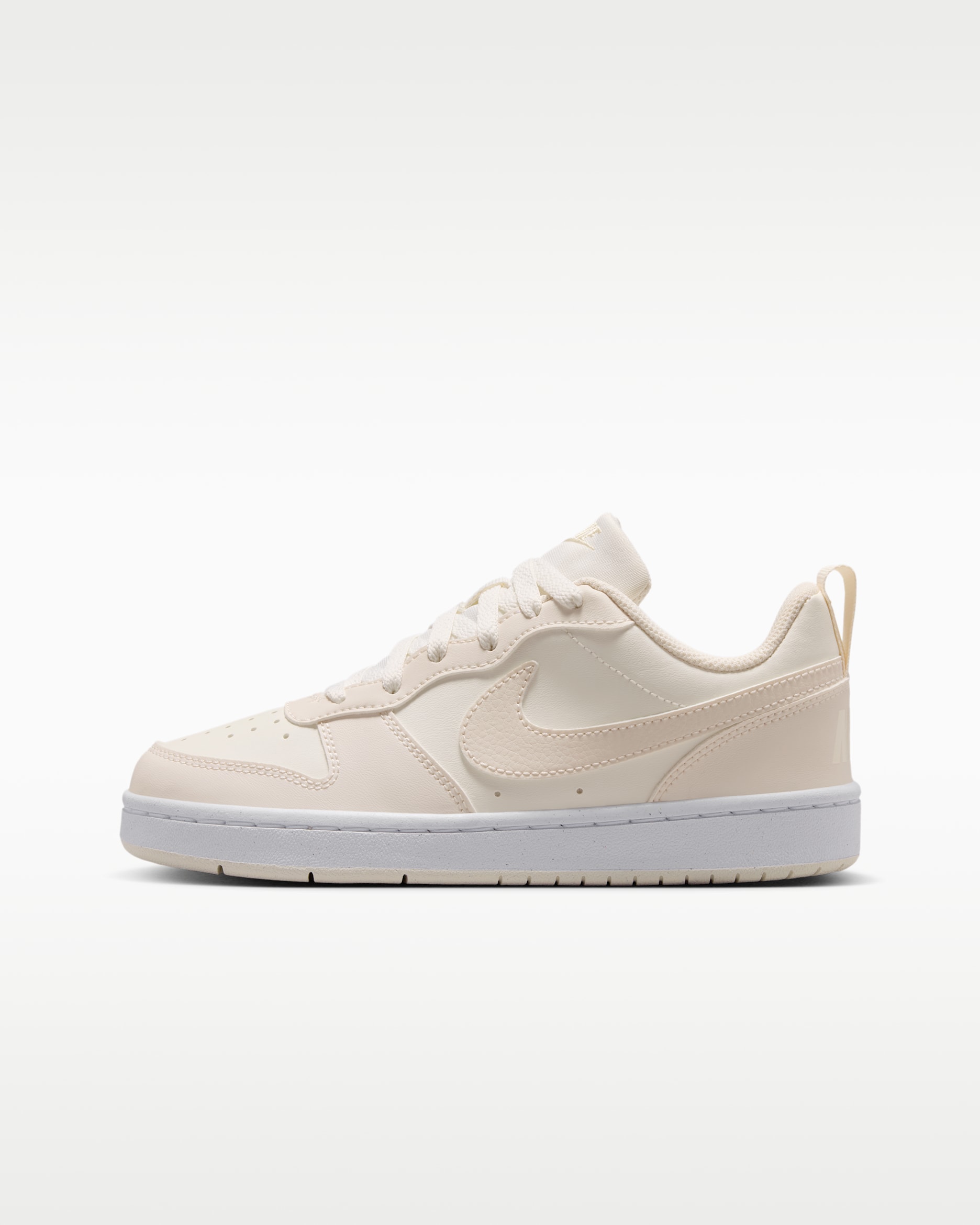 Nike Court Borough Low Big Kids' Shoes - Sail/White/Chalk