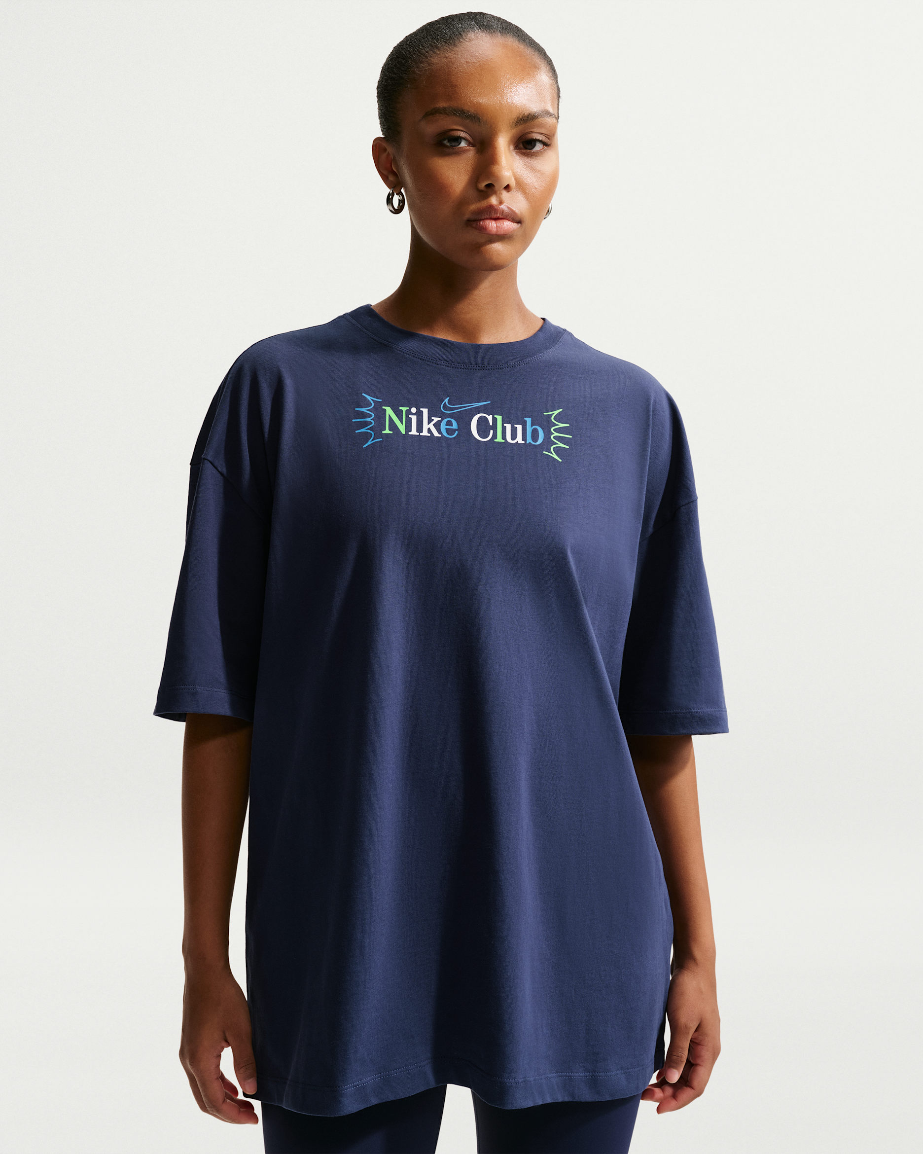 Nike Sportswear Classic Women's Oversized T-Shirt - Midnight Navy