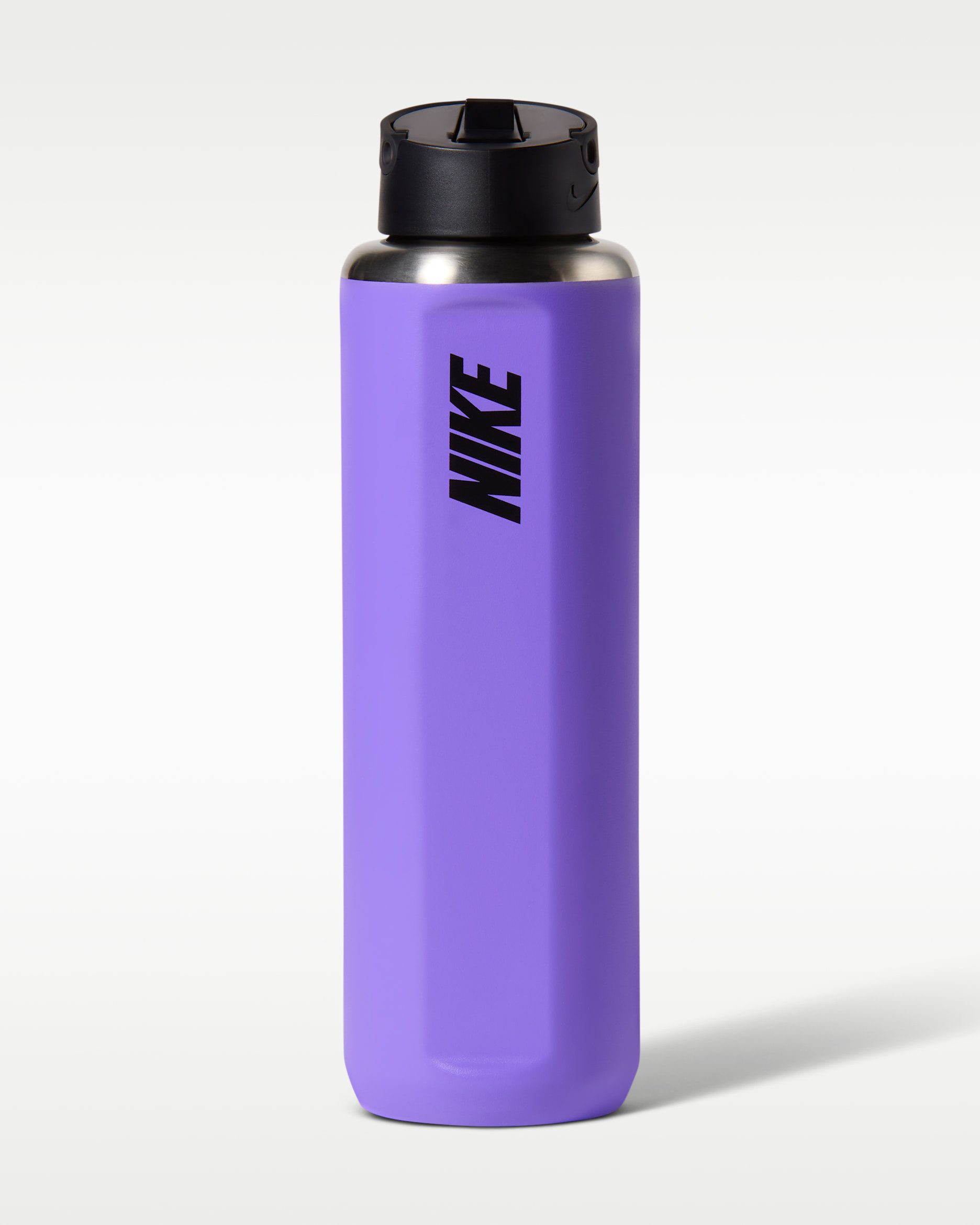 Nike Recharge Stainless-Steel Straw Bottle (32oz) - Space Purple/Black/Bleached Coral