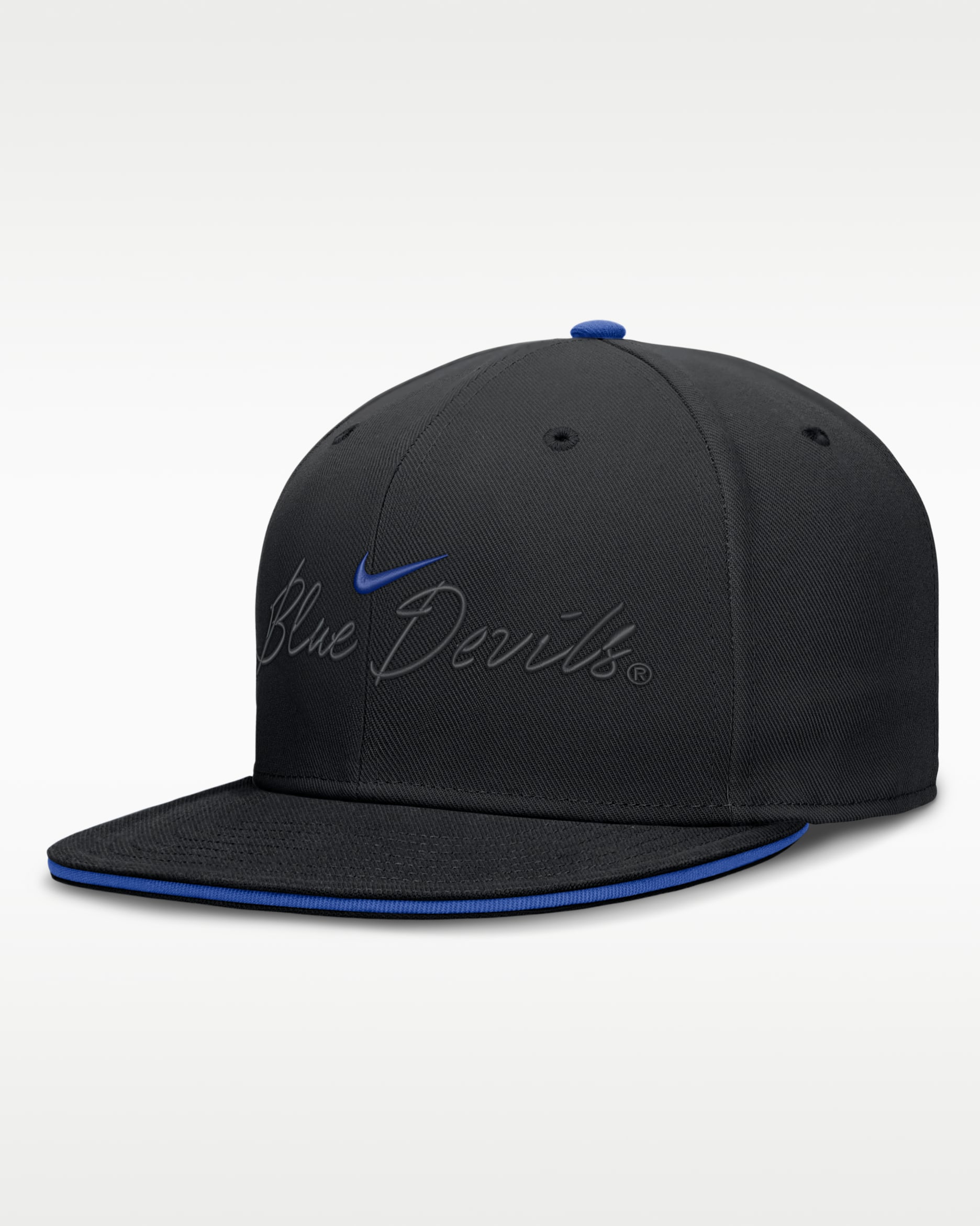 Duke Pro Men's Nike Dri-FIT College Fitted Hat - Black