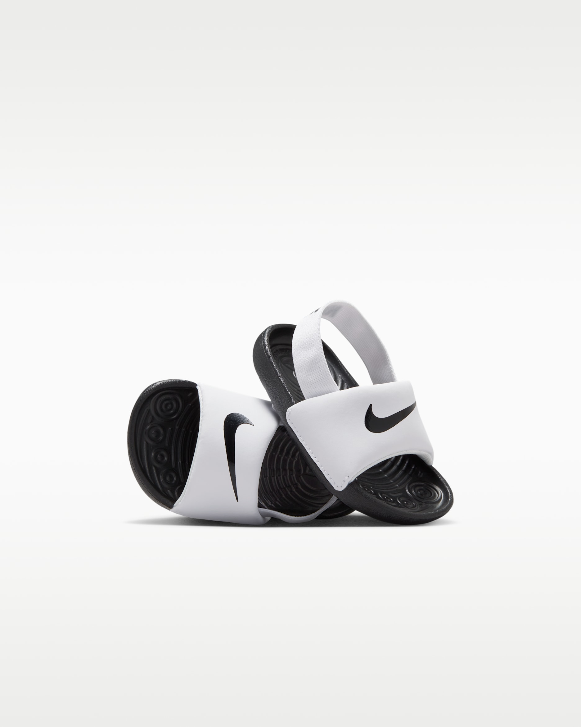 Nike Kawa Baby & Toddler Slides - White/Black/White/Black
