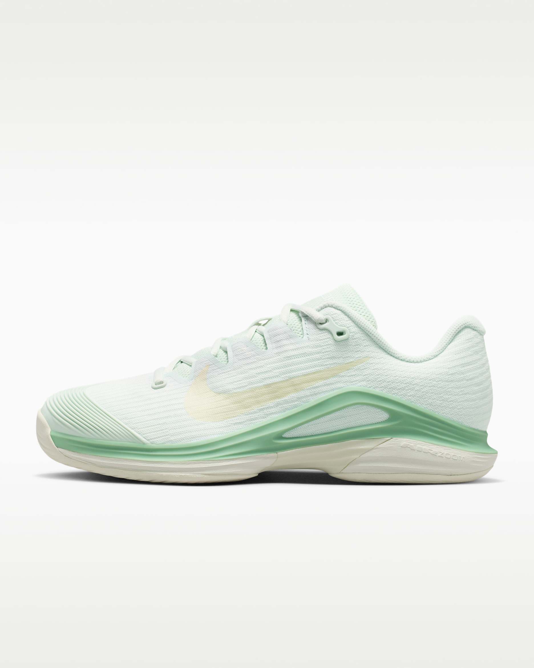 Tenis de tenis para cancha dura para mujer Nike Vapor 12 - Verde ligero/Vapor/Mar de cristal/Leche de coco
