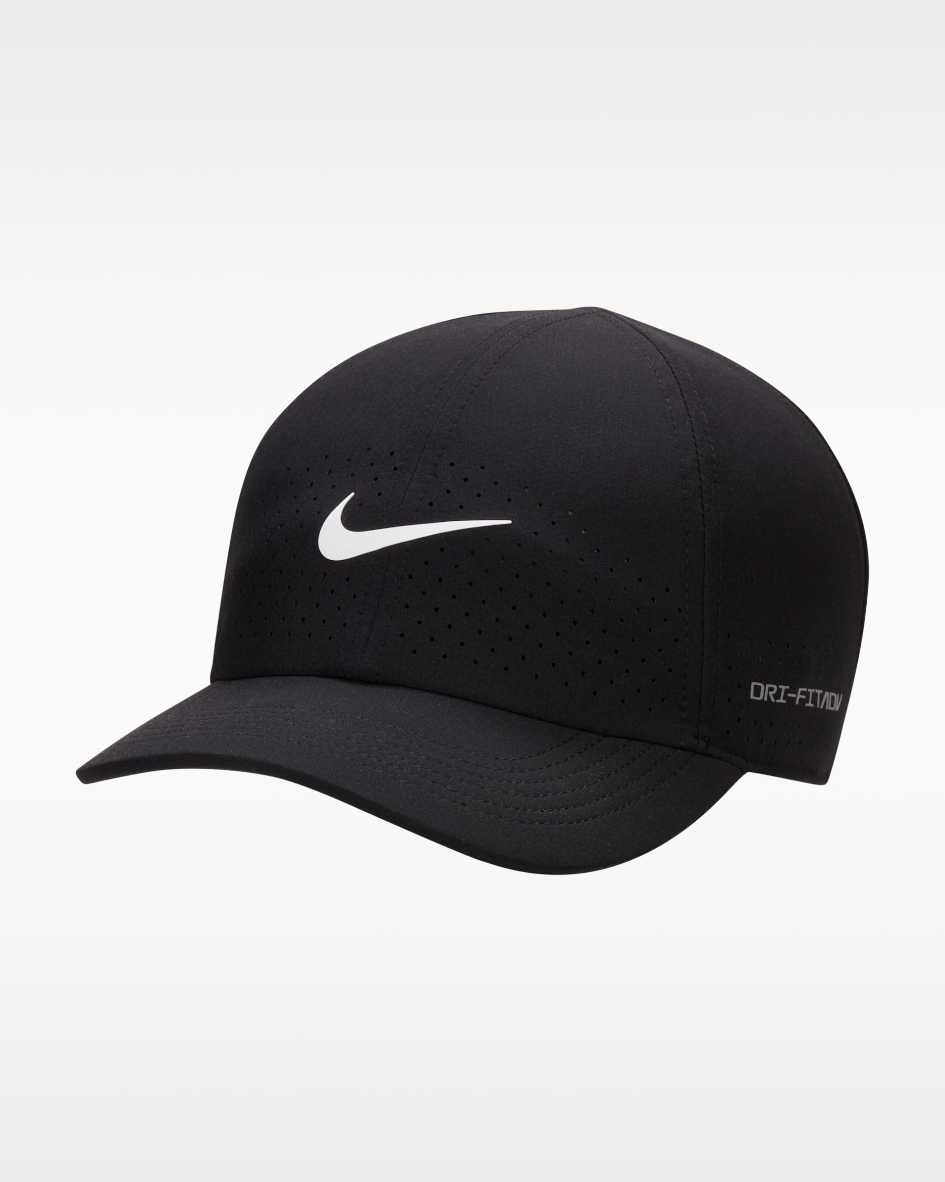 Nike Dri-FIT ADV Club Unstructured Tennis Cap - Black/White