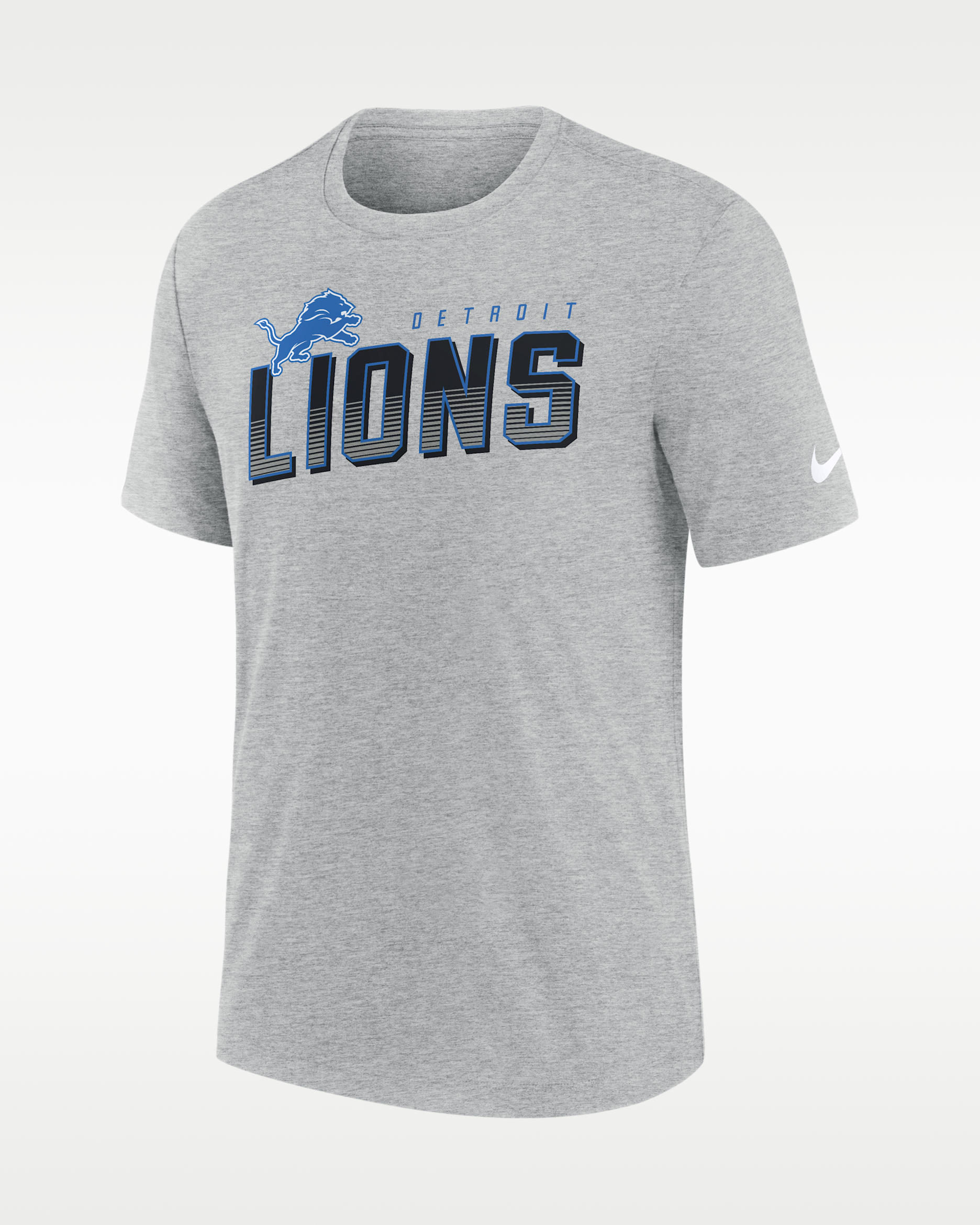 Detroit Lions Men's Nike NFL T-Shirt - Grey Heather