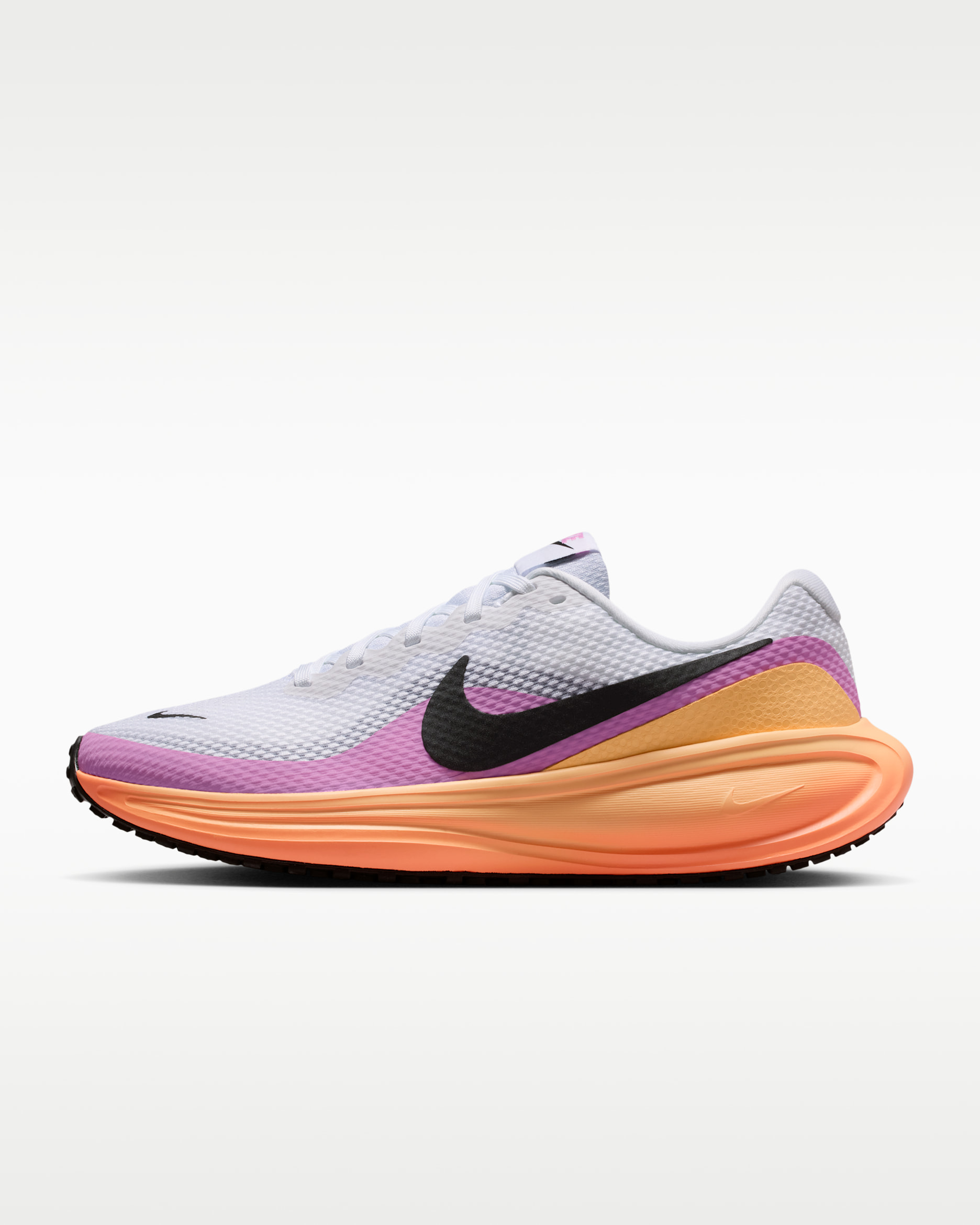 Nike Revolution 8 Women's Road Running Shoes - White/Tangerine Tint/Orange Pulse/Black