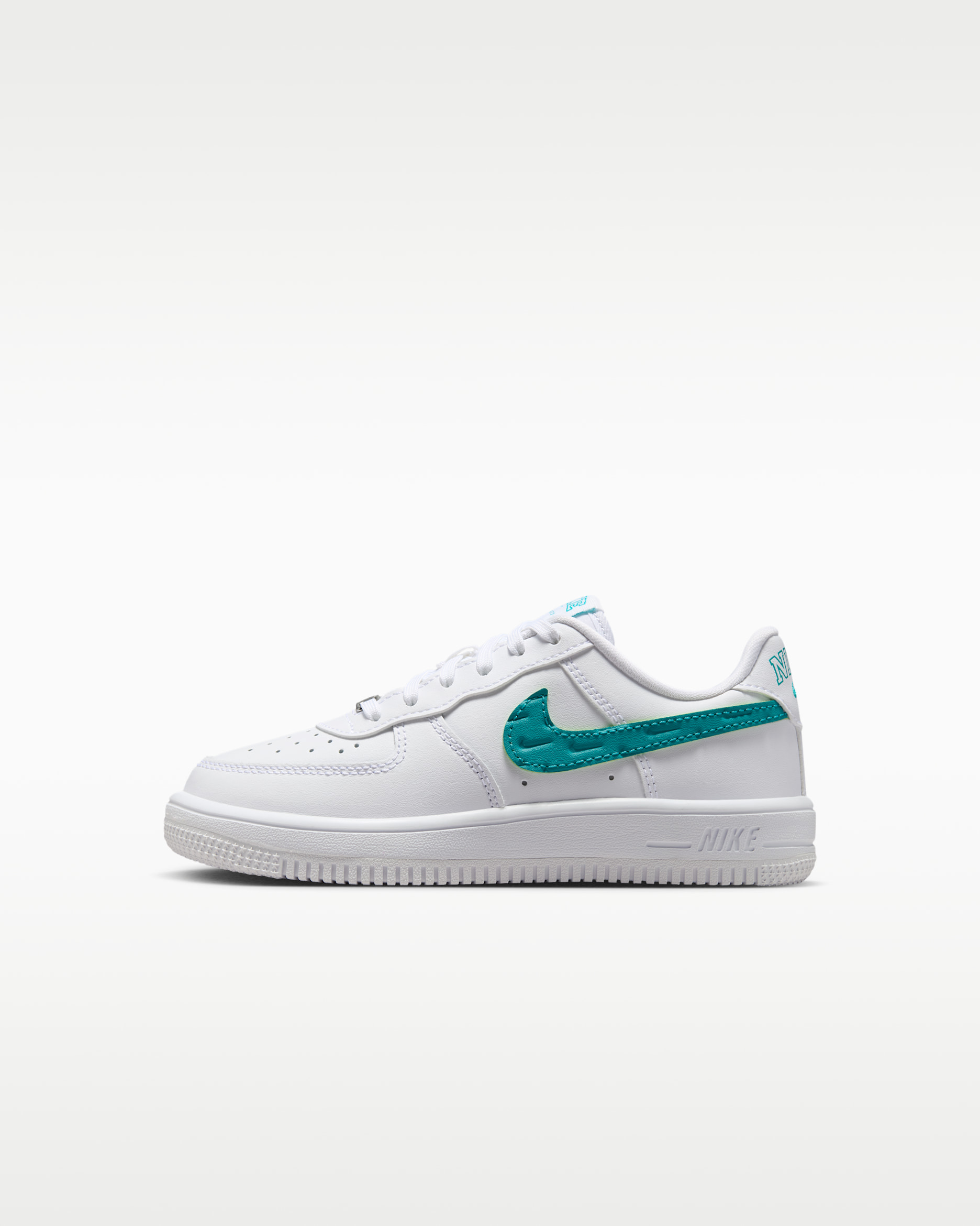 Nike Force 1 Low Little Kids' Shoes - White/Energy